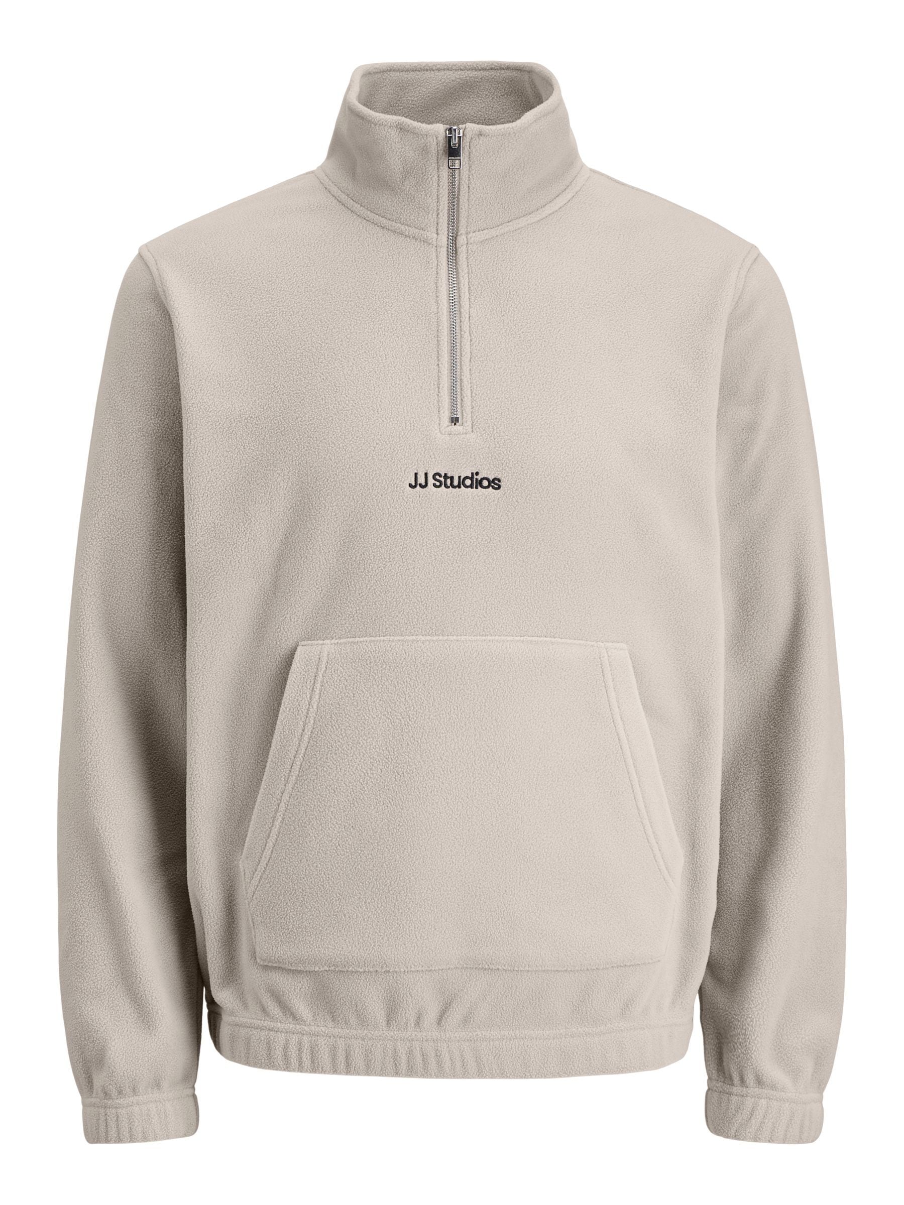 Jack & Jones Fleecepullover »JJSOHO HALFZIP FLEECE«, Kunstfaser, relaxed fit
