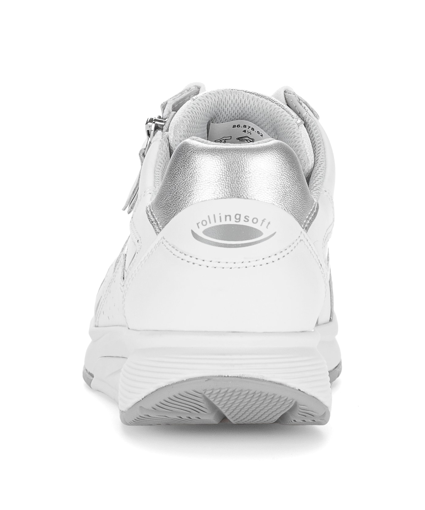 rollingsoft Baskets compensées  , chaussure de loisirs, chaussure basse, chaussure à lacets avec empiècements contrastés