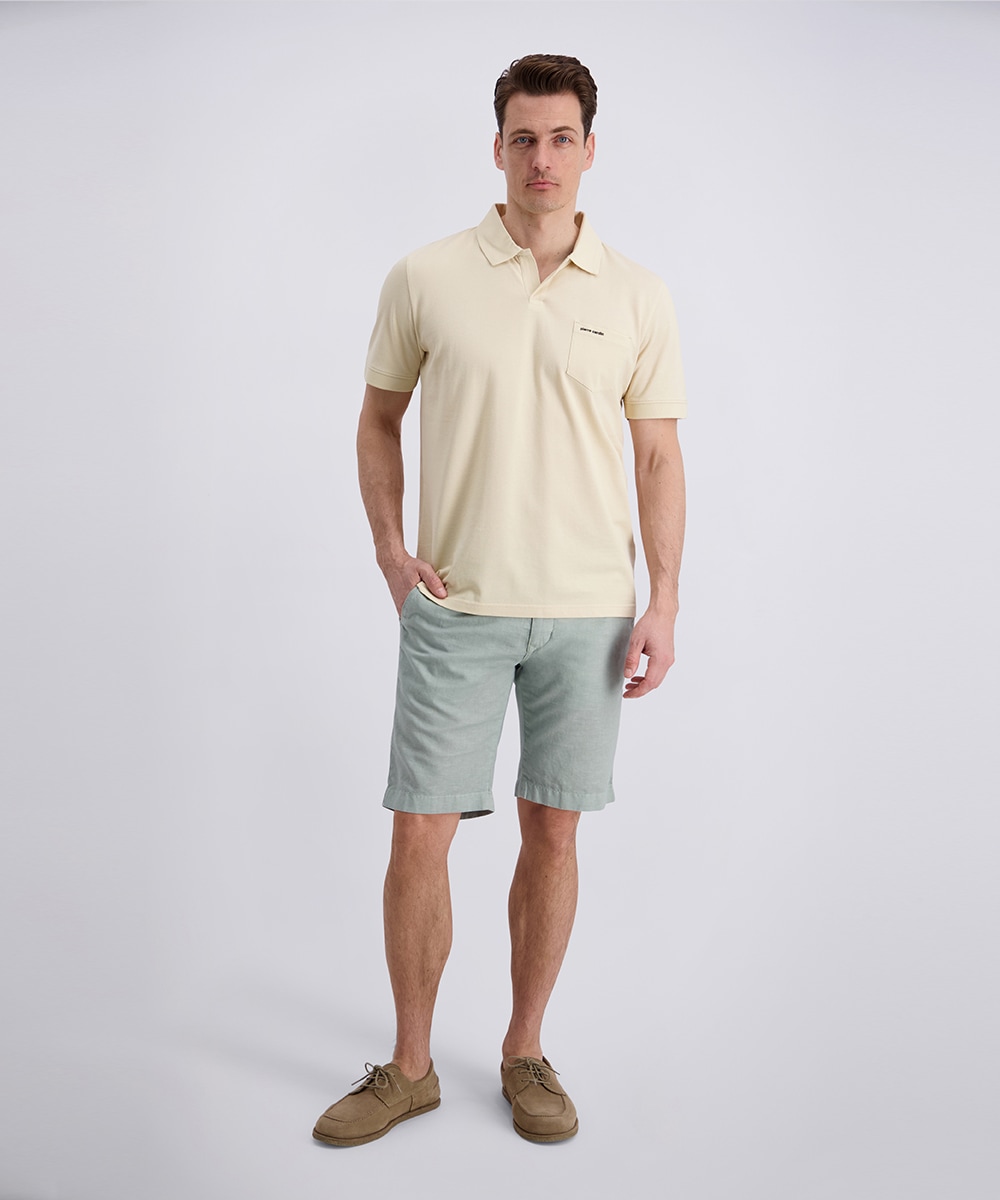 Pierre Cardin Polo coupe normale, manches courtes, col polo ouvert