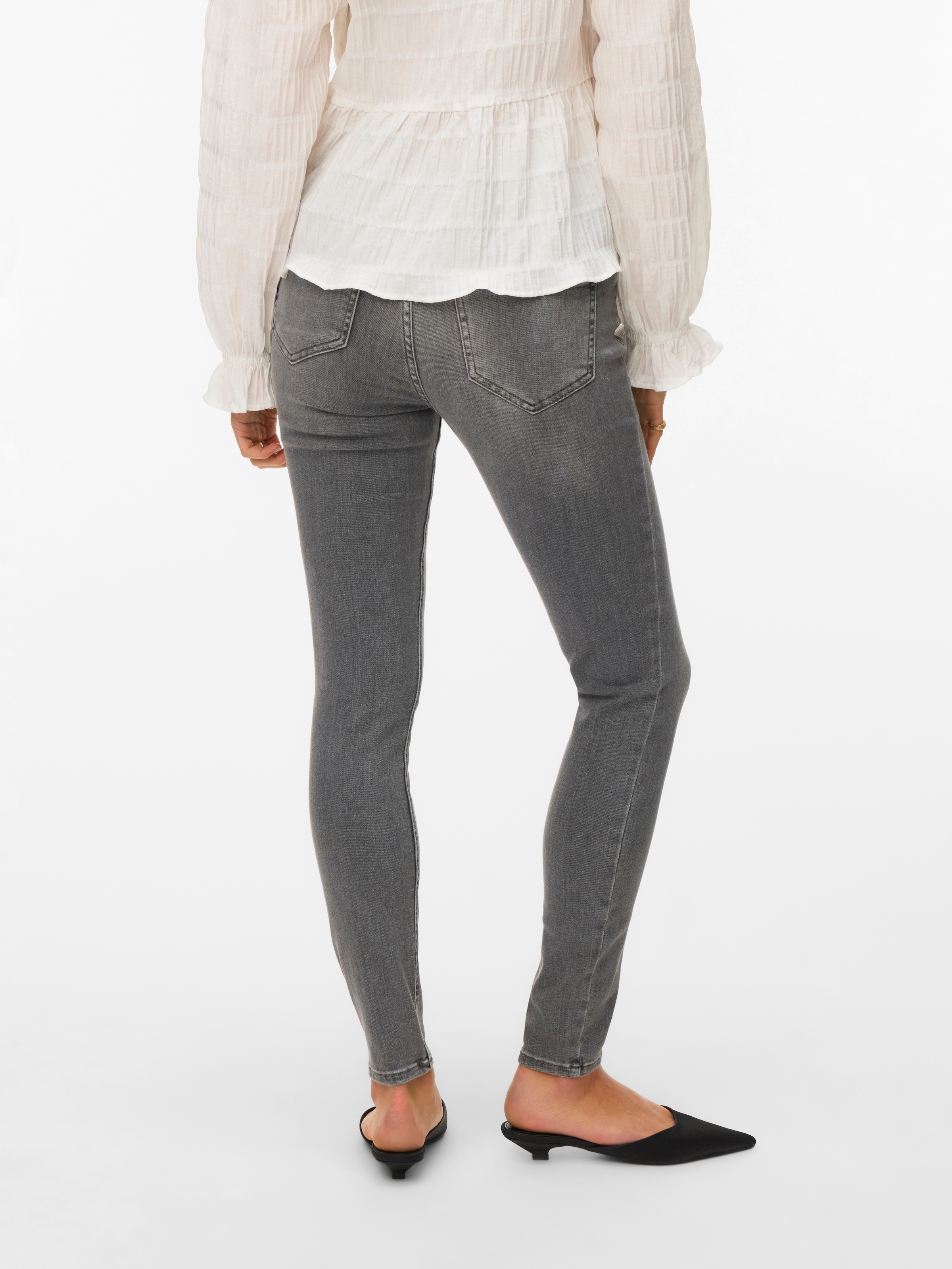 Vero Moda Jeans skinny »VMPOLLY MR SKINNY JEANS RA223 NOOS« Baumwollmischung, skinny fit