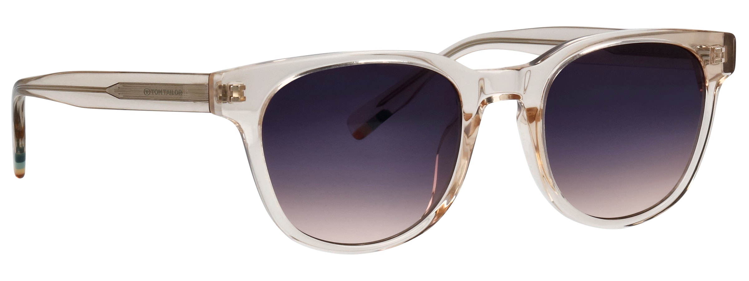 TOM TAILOR Lunettes de soleil »Modell 676018« Form Karree/Soft, Logoschriftzug auf Bügel, Kunststofffassung