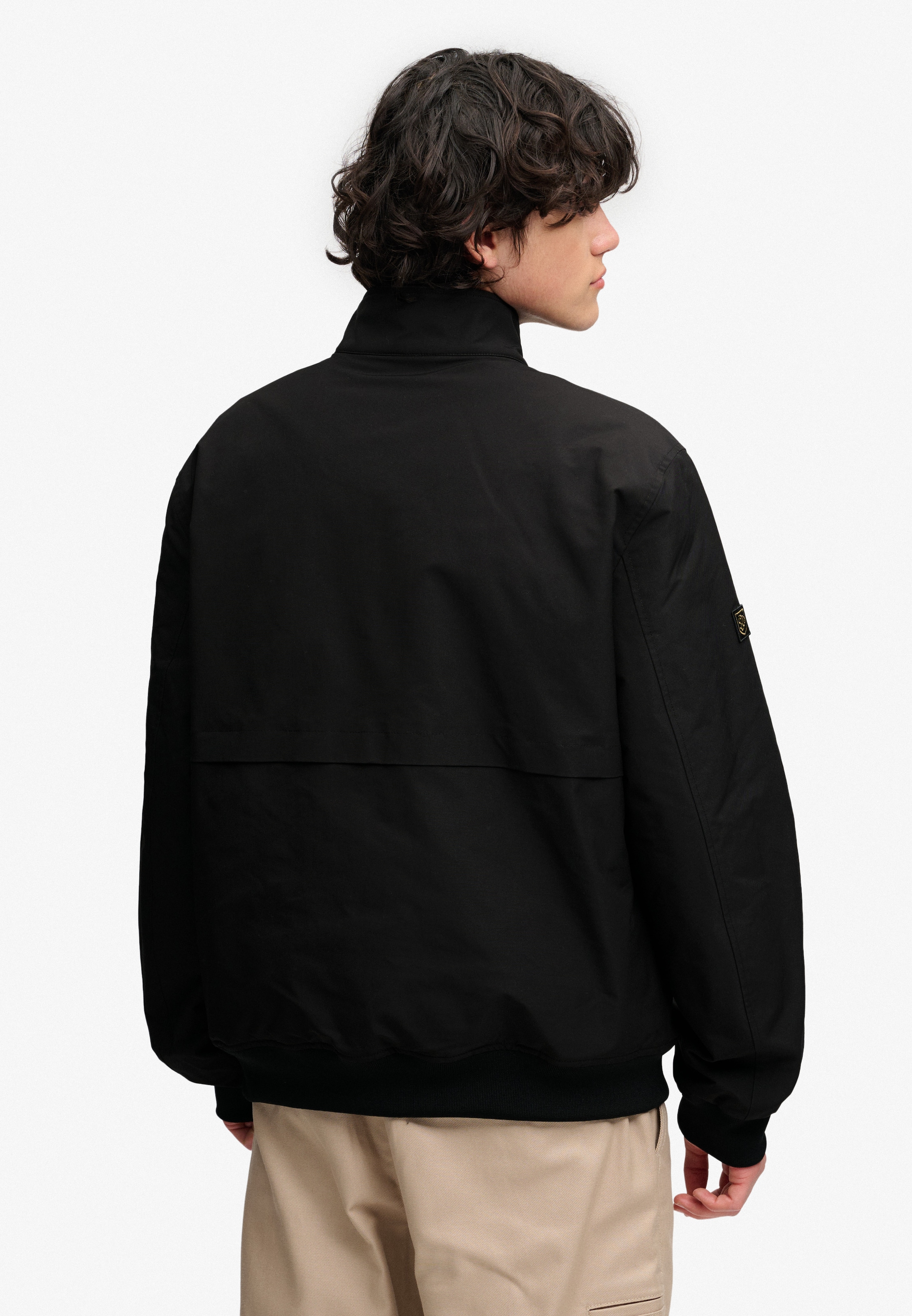 Superdry Blouson »CAMPUS PADDED HARRINGTON JKT« Kunstfaser, relaxed fit