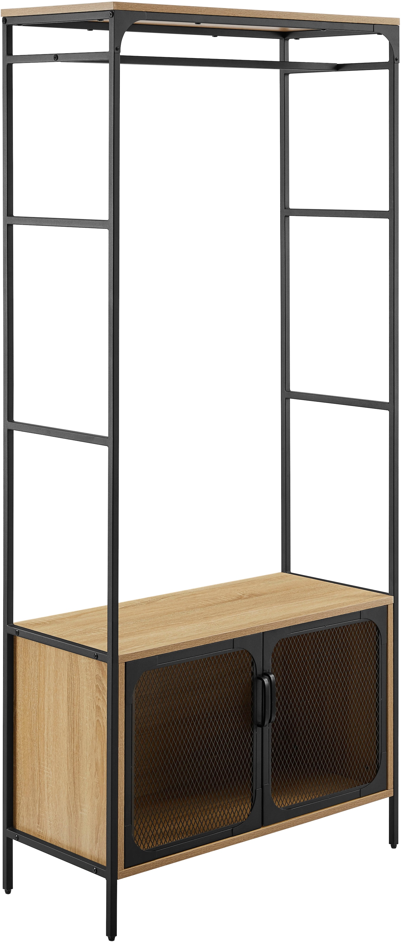 GOODproduct Étagère »Amance« robust, natürliche Materialien, Metallgestell, Höhe 177 cm