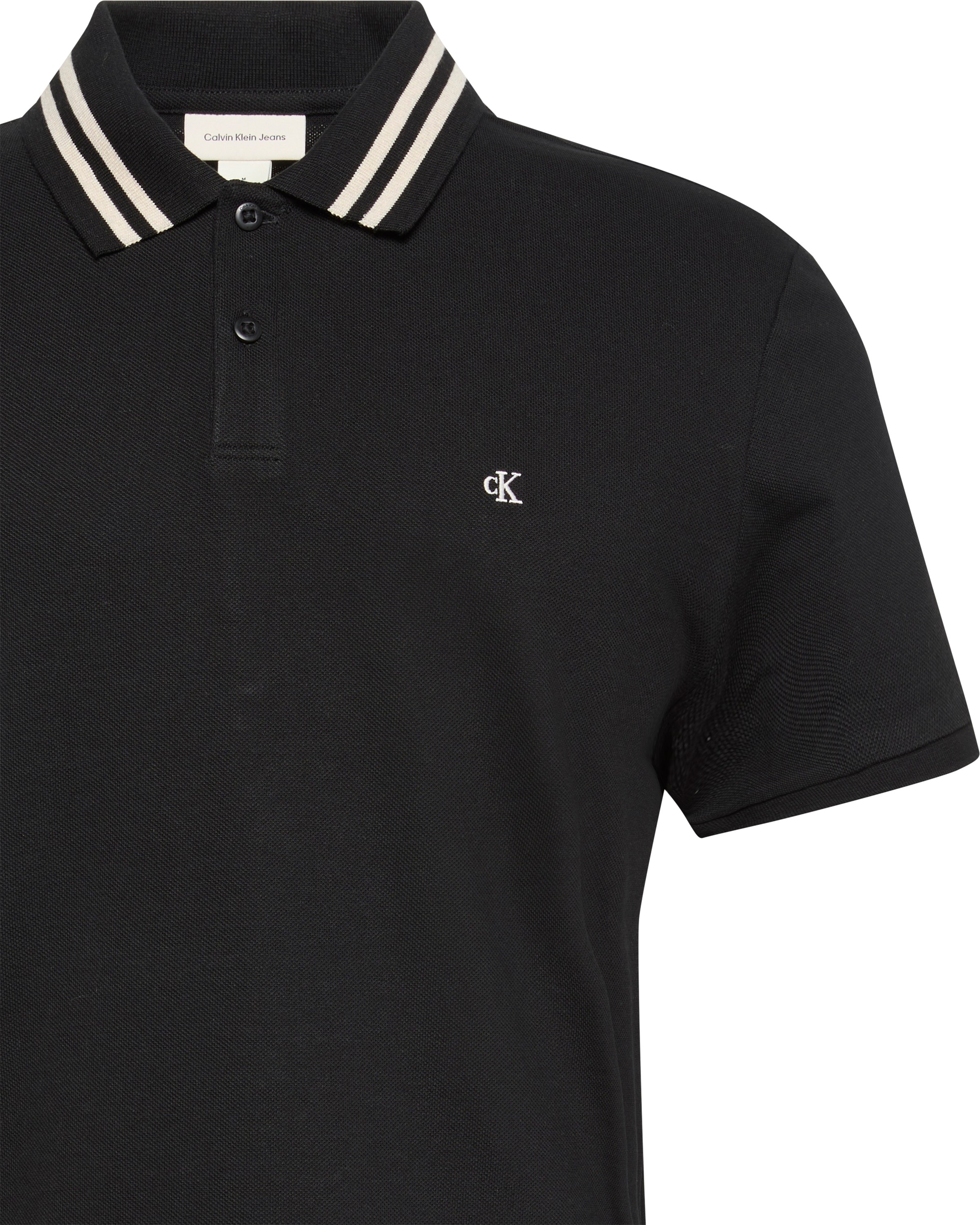Calvin Klein Jeans Poloshirt »SS CSL PQ CLSSC TPPD« Mit Rundhalsausschnitt