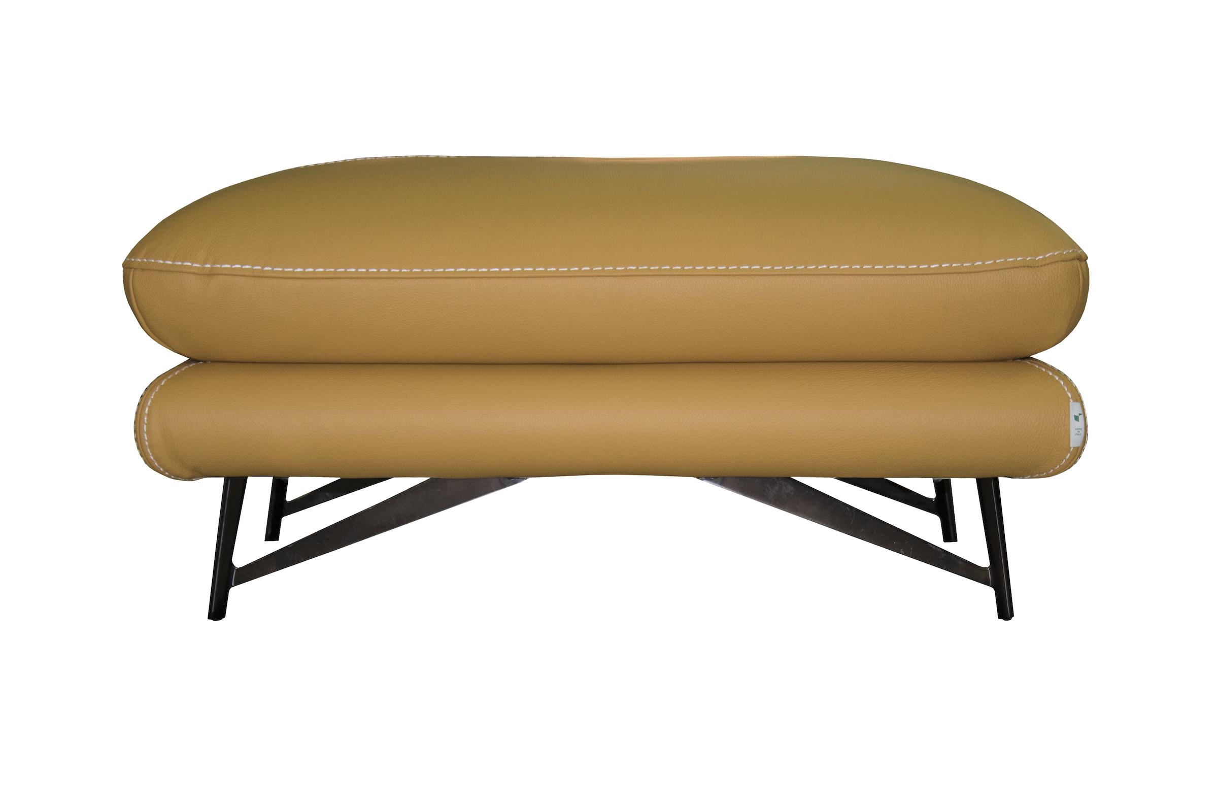 CALIA ITALIA Hocker »Cezanne, italienisches Design trifft erstklassigen Sitzkomfort, Leder« Designhocker in besonders langlebigen & pflegeleichten Lederarten