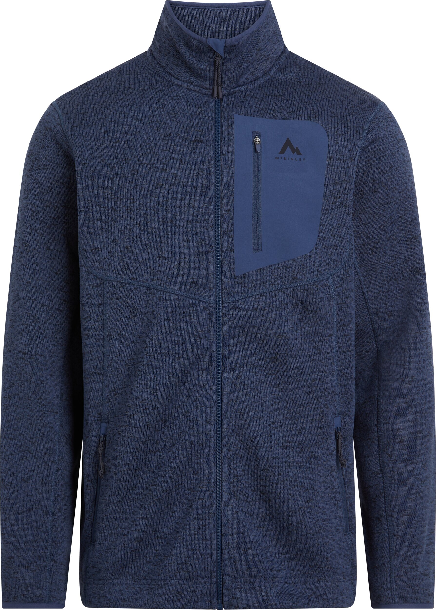 McKINLEY Veste polaire »He.-Unterjacke Skeena III M« avec col montant, en polaire tricotée douce, coupe-vent
