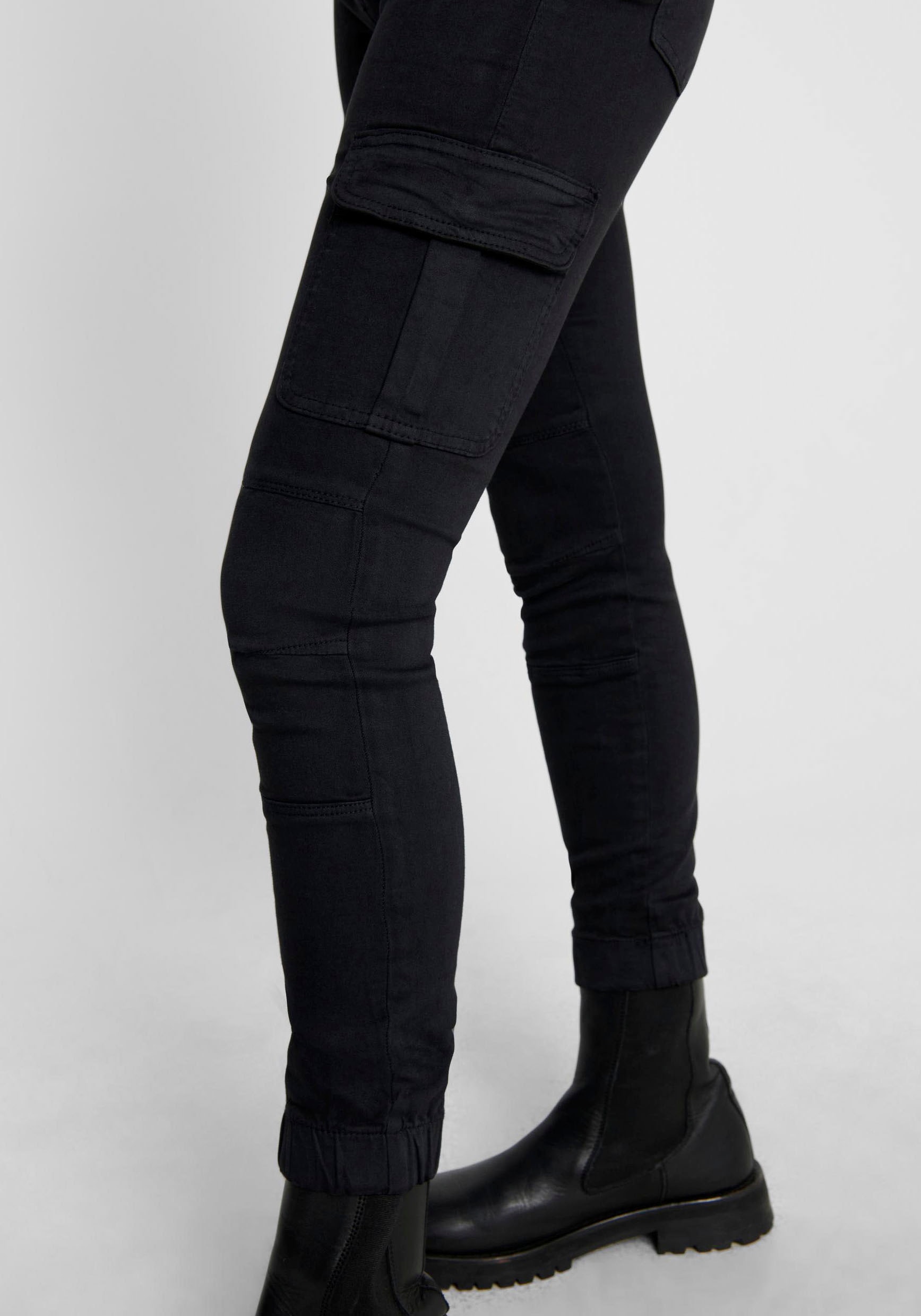 ONLY Cargohose »ONLMISSOURI REG ANK CARGO PNT«  knöchellang mit elastischem Beinabschluss