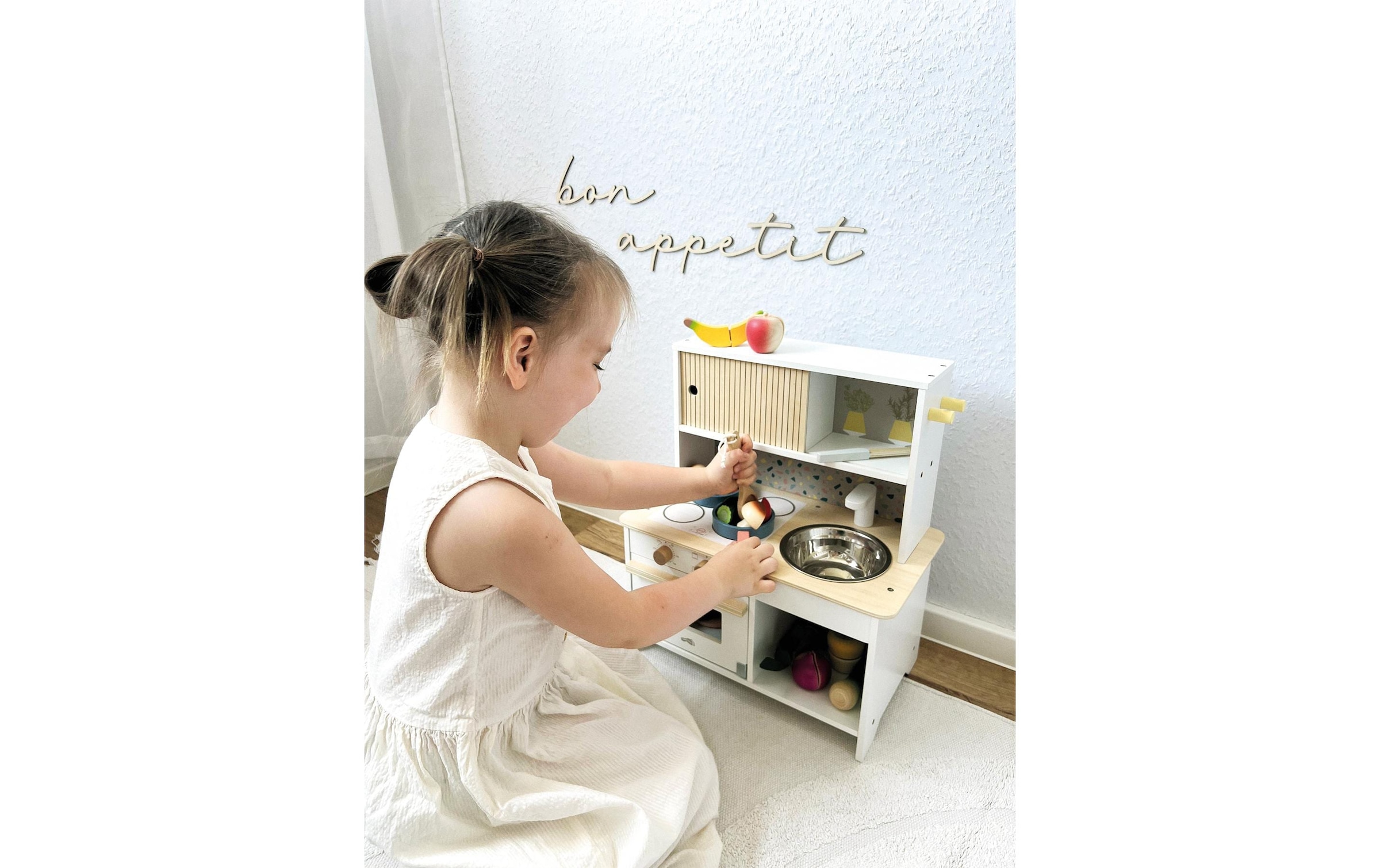 Small Foot Spielküche »Kinderküche Terrazzo kompakt«