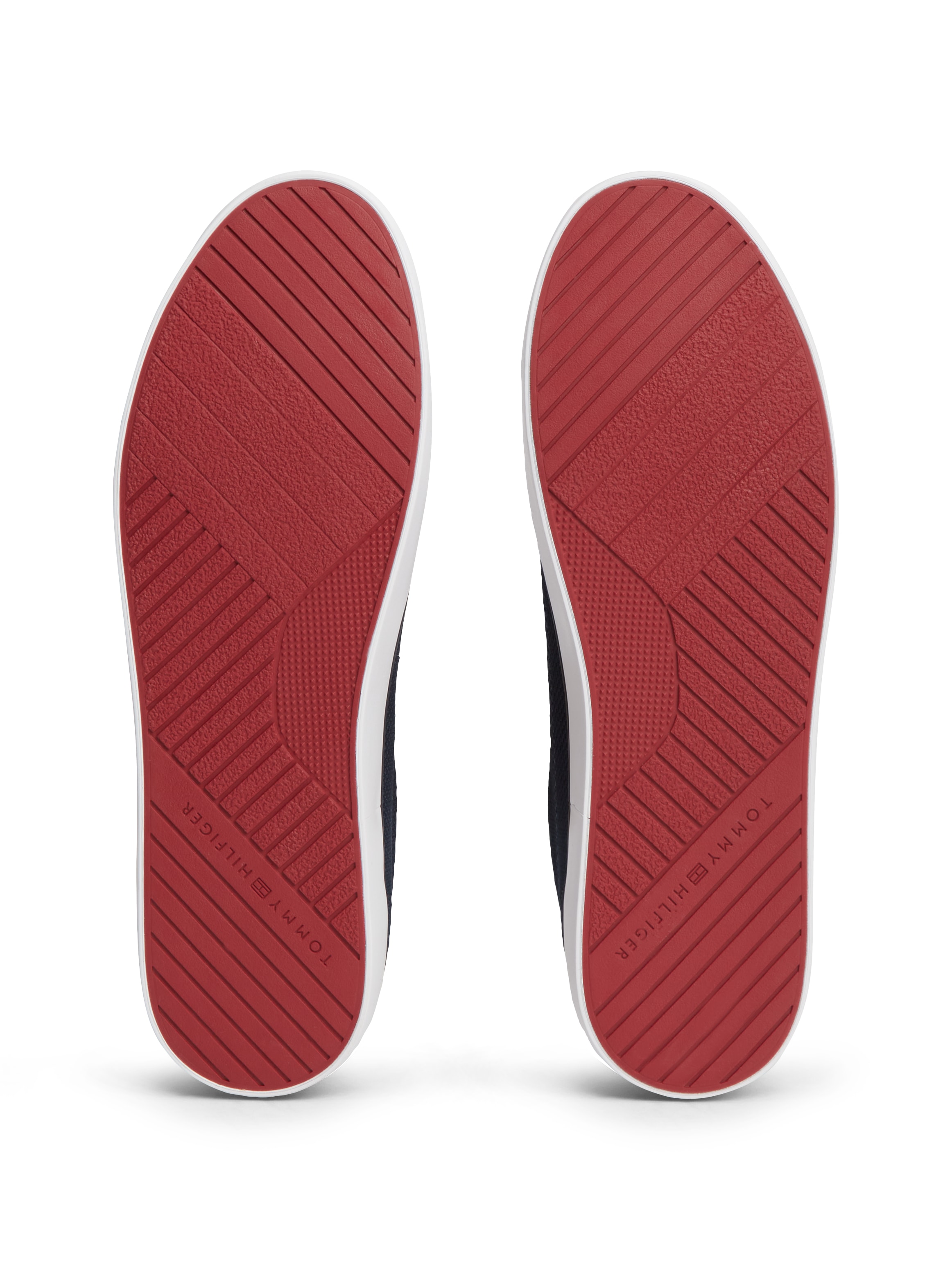 Tommy Hilfiger Sneakers »TH HI VULC CORE LOW SUMMER MESH«  Freizeitschuh, Halbschuh, Schnürschuh mit Kontrastbesätzen