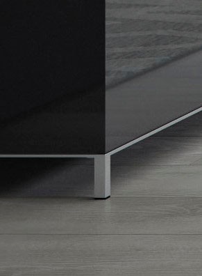 GOODproduct Buffet »Onyx, Kommode mit 3 Schubladen und 2 Türen,  UV Lackierung Hochglanz« Matériau bois certifié FSC®,  commode combinée avec fonction soft-close, dimensions (L/P/H) 152/45/88cm