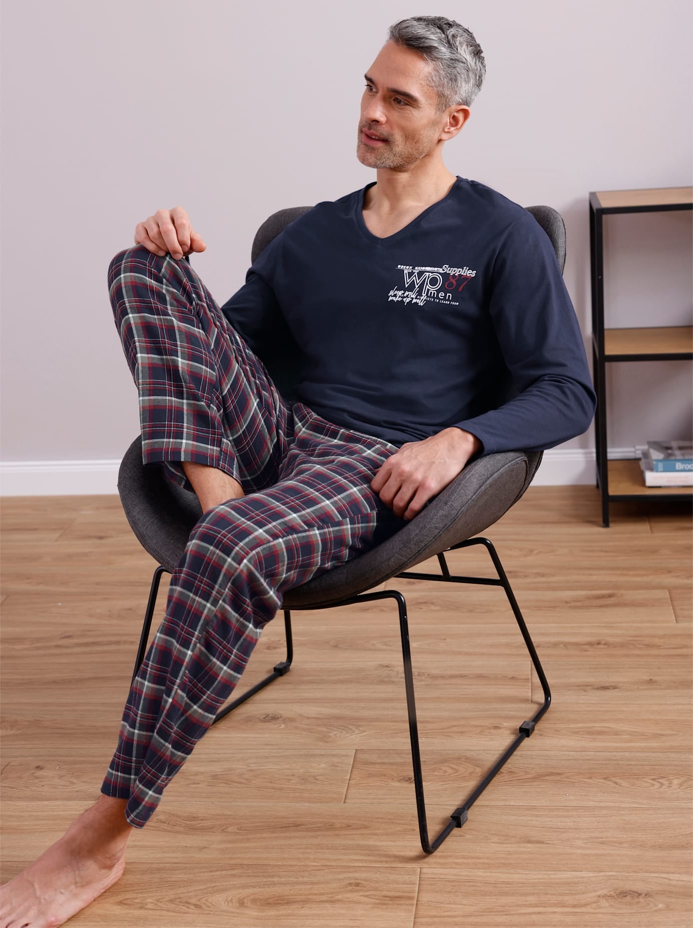 wäschepur Haut de pyjama »Schlafanzug-Shirt« 1