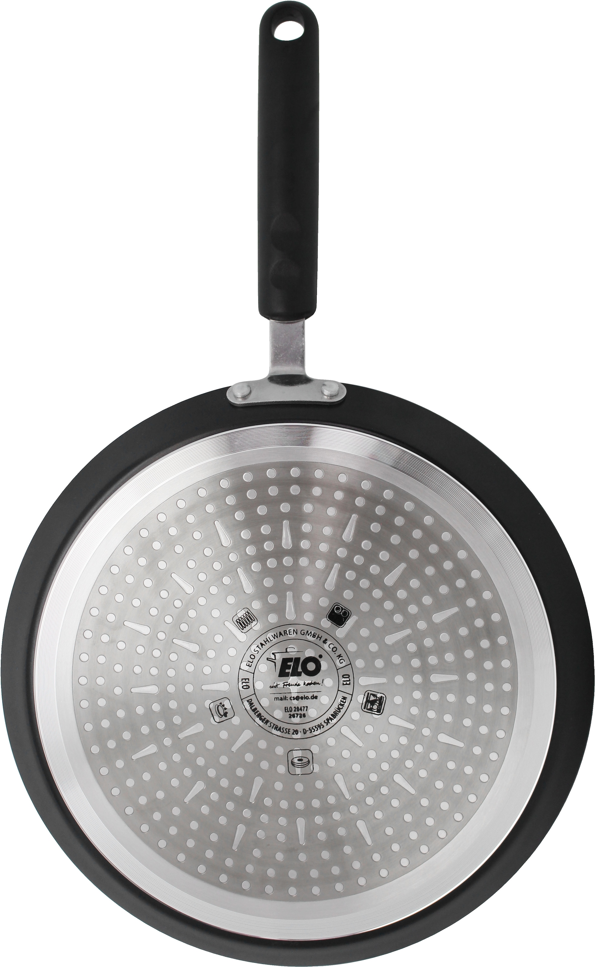 Elo Basic Crêpepfanne »Leto, Crepepfanne + Teigverteiler« Aluminium 1 Stk. tlg. Pfanne inklusive Teigverteiler