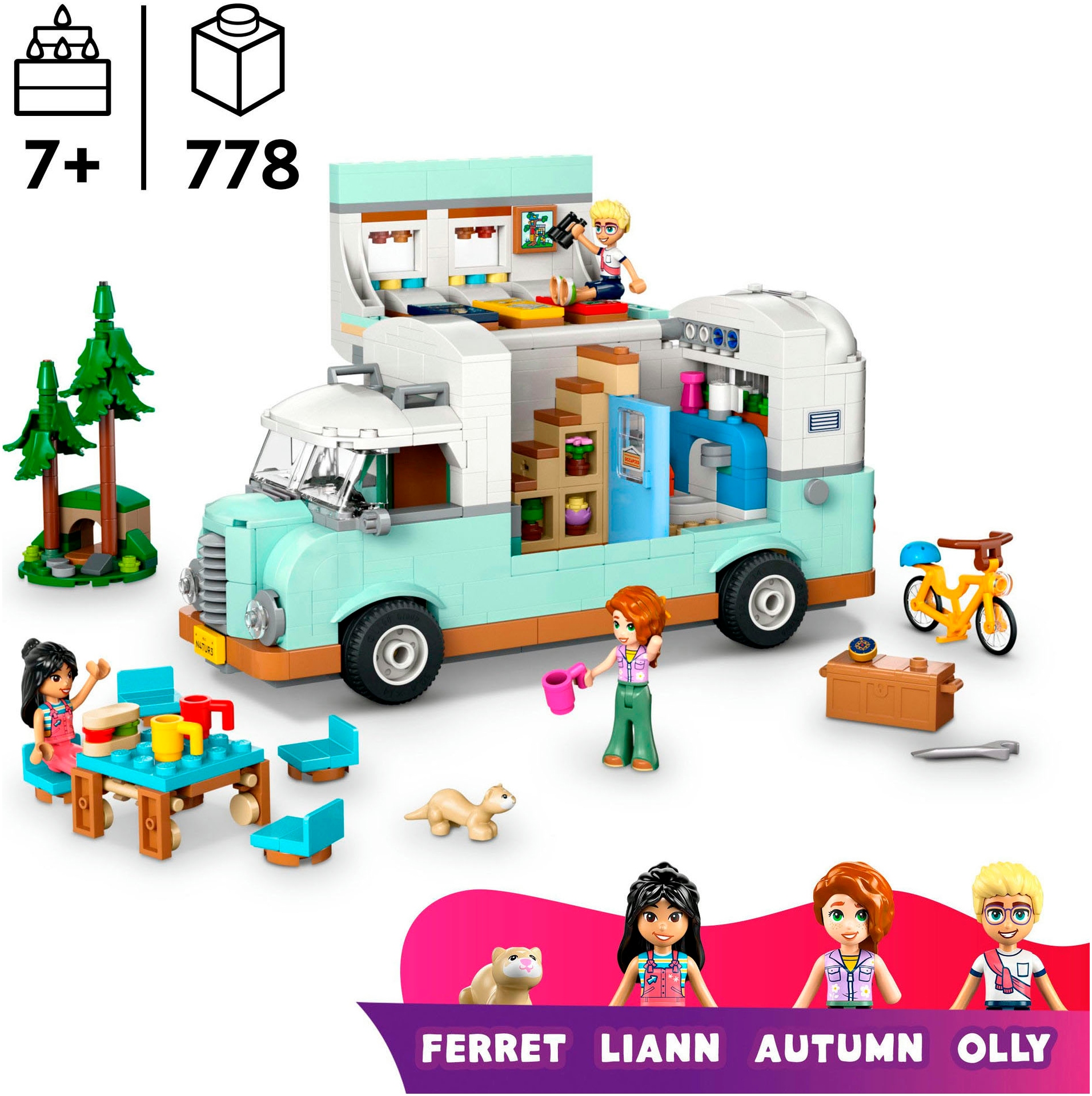 LEGO® Pions de construction »Wohnmobil (42663), LEGO Friends« Made in Europe