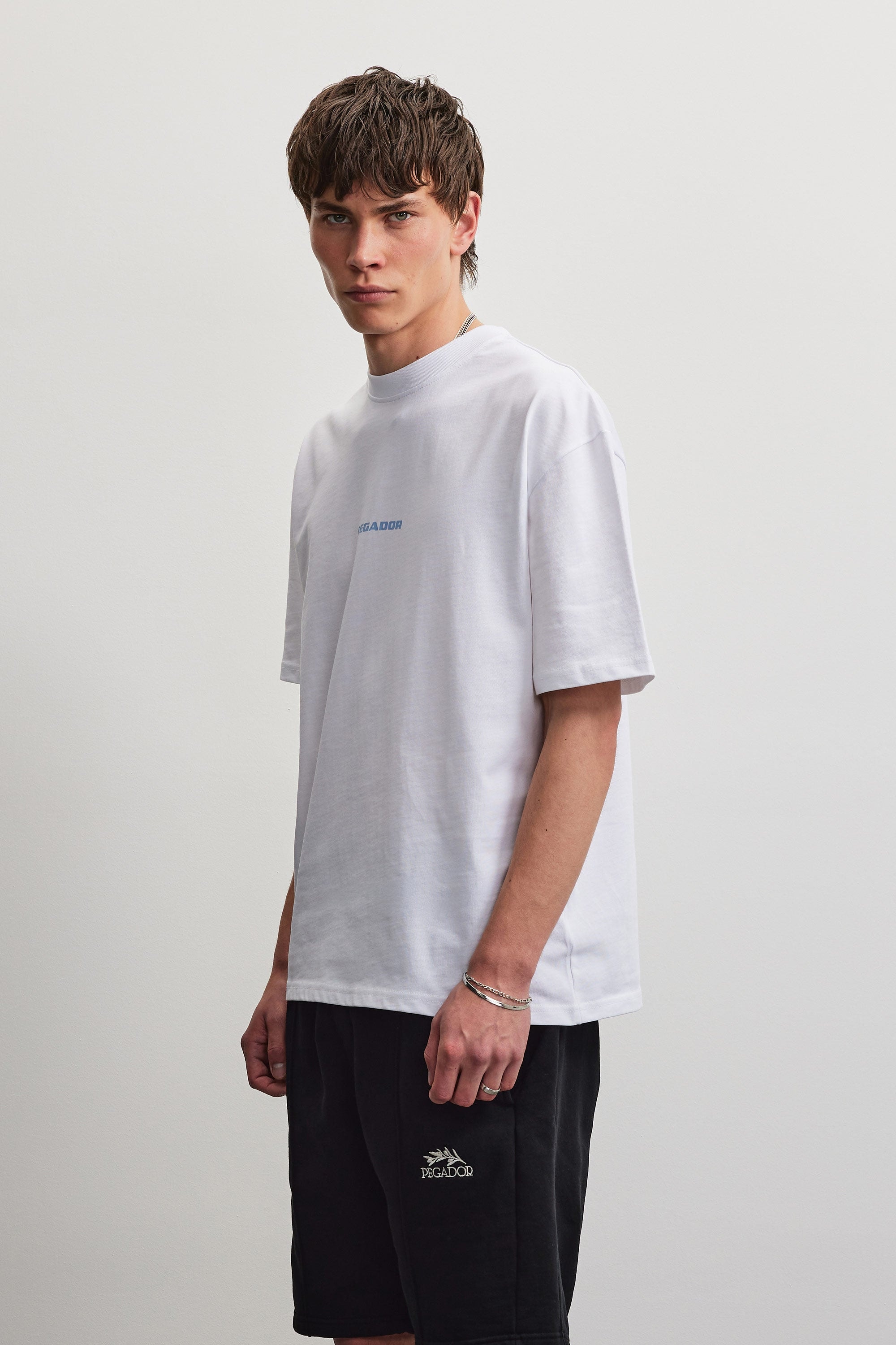 PEGADOR Shirt à col rond »COLNE LOGO OVERSIZED TEE« Baumwolle, oversize