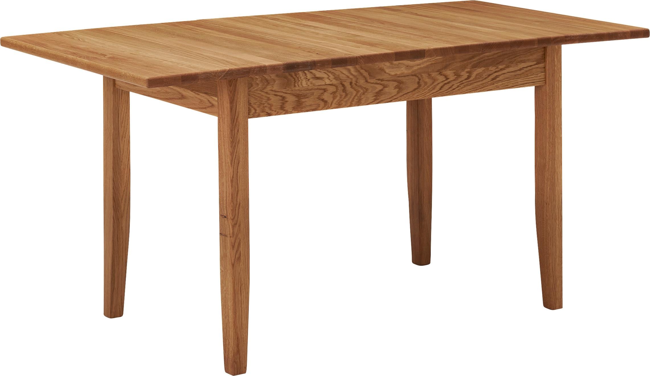 massivline&more Table de salle à manger »Königsee« avec extension (120-160 cm)