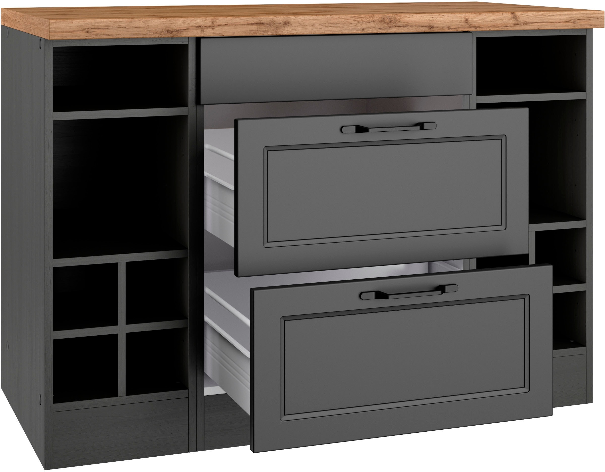 KOCHSTATION Armoire d'encastrement pour table de cuisson »KS-Lana« largeur 120 cm