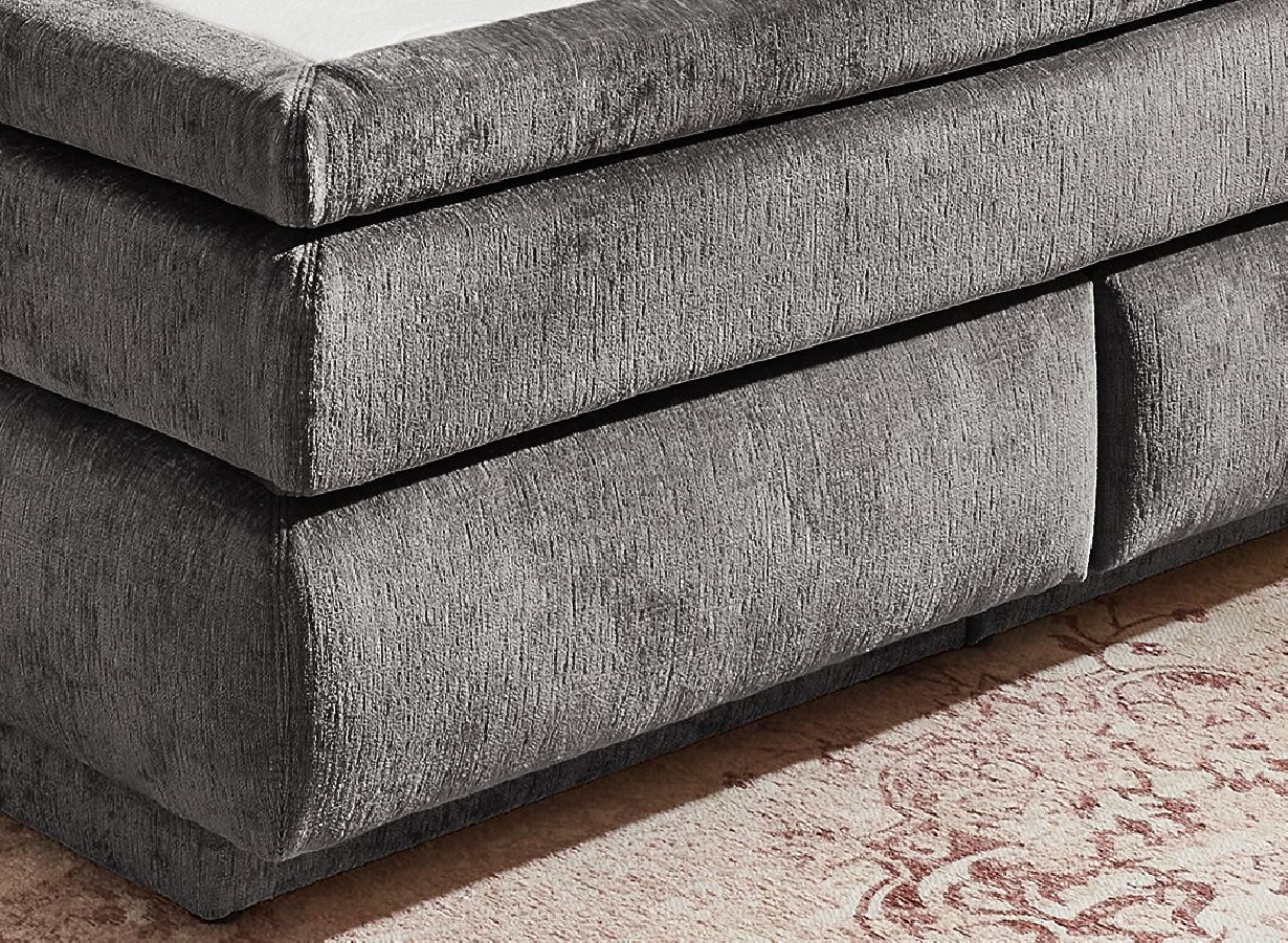 Jockenhöfer Gruppe Lit boxspring »Queen, inklusive Strauraum/Bettkasten« matelas TTFK 7 zones, surmatelas KS, différents degrés de fermeté au choix