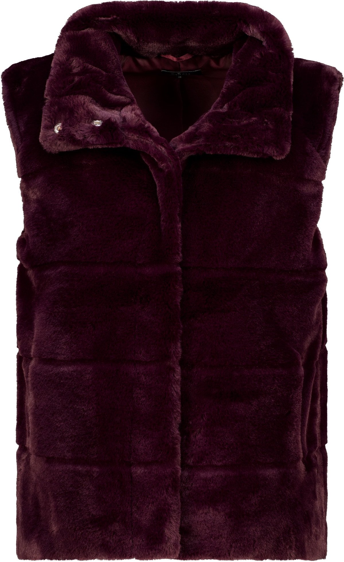 Monari Gilet en peluche »Weste Basic Fake Fur« Regular fit mit Stehkragen