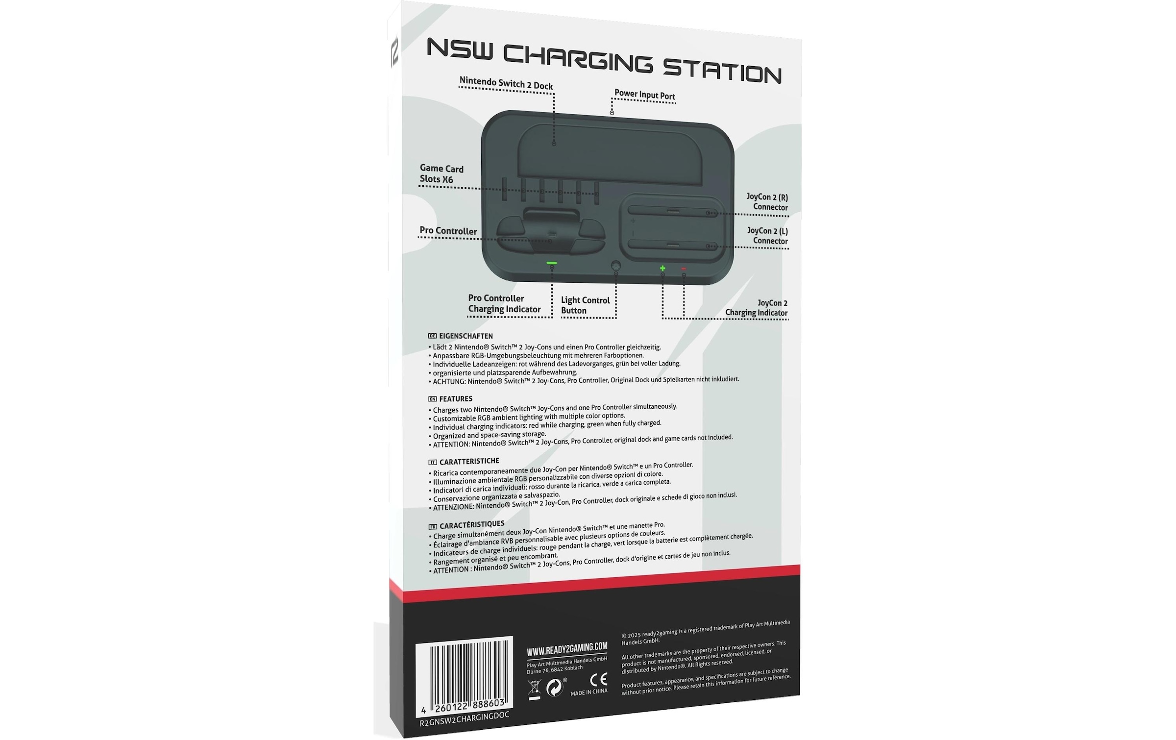  Ladestation »GAME NSW 2 Charging Dock«