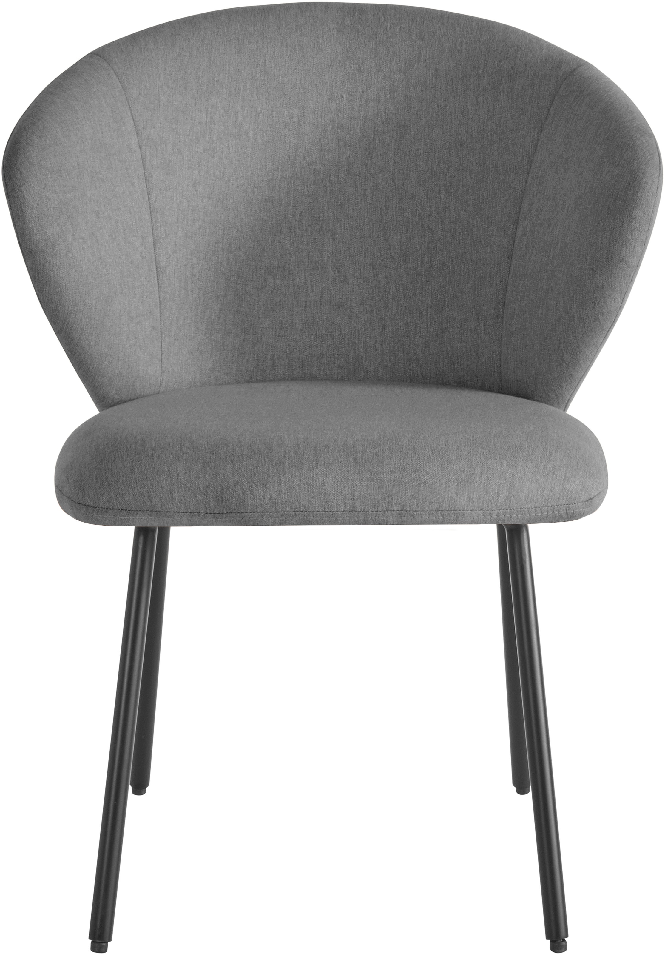 LeGer Home by Lena Gercke Chaise de salle à manger »Galilea« (Ensemble) 2 cuismit elegantem Strukturstoffbezug und stabilem Metallfuss
