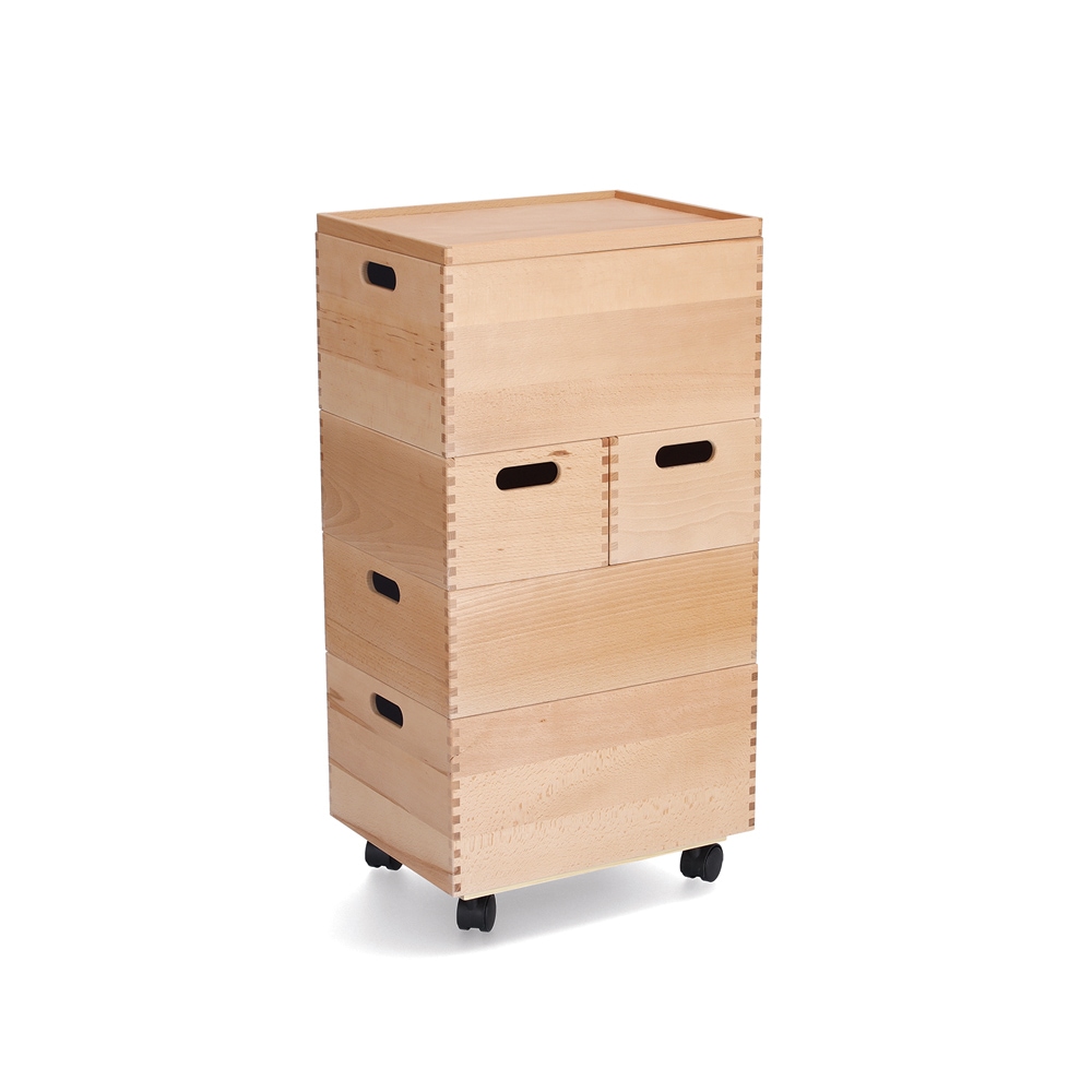 Zeller Present Chariot de transport Kiefernholz, 100% FSC