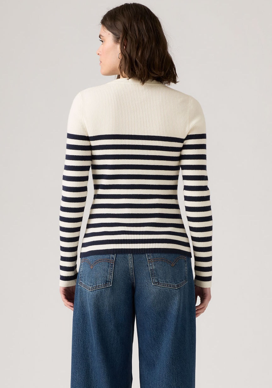 Levi's® Pull à col rond »RIB CREW SWEATER« Geripptes Strickmuster