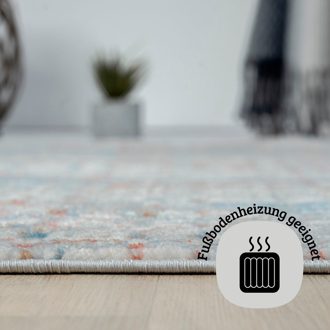 GOODproduct Tapis »Myrah« Rectangulaire 8 mm Höhe Kurzflor, modernes Design, pflegeleicht, Wohnzimmer