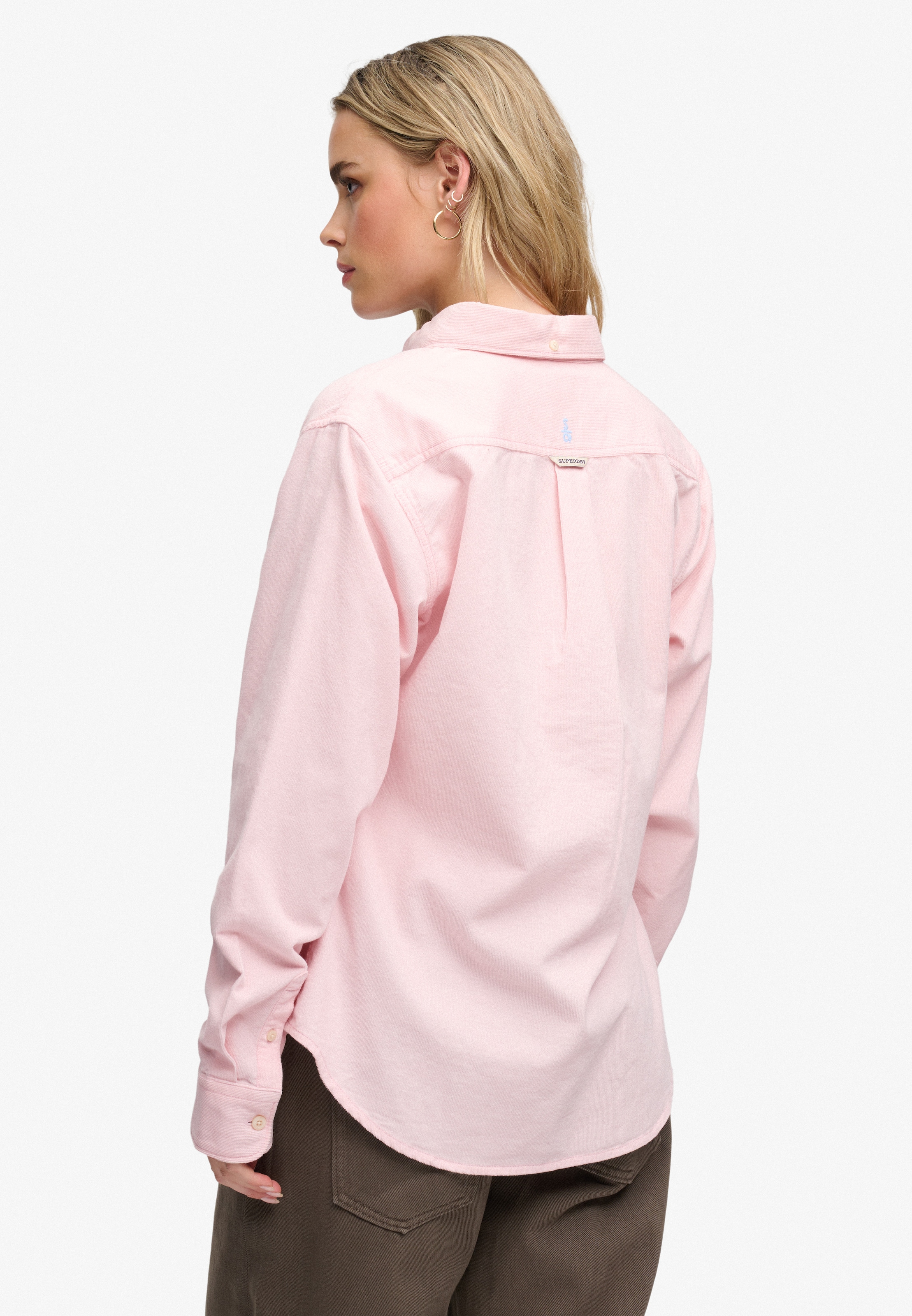 Superdry Hemdbluse »NEEDLE CORD BD L/S SHIRT« Baumwolle, slim fit, aus feinem Cord