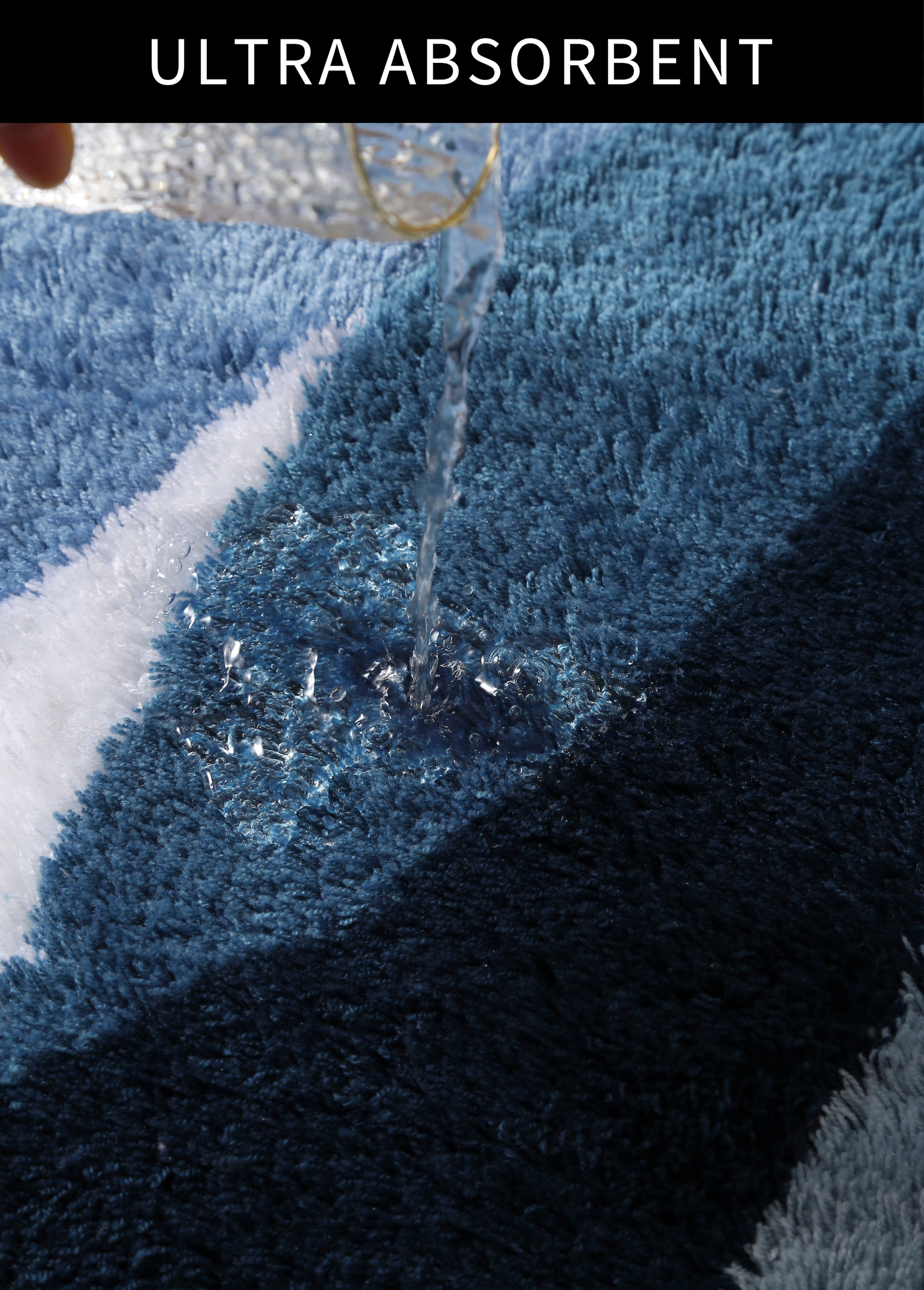 GOODproduct Badematte »Magnus, Badvorleger, Badezimmer Teppich« Höhe 20 mm rutschhemmend beschichtet schnell trocknend | strapazierfähig mehrfarbig, Badteppich, Badematten auch als 2 teiliges Set & rund