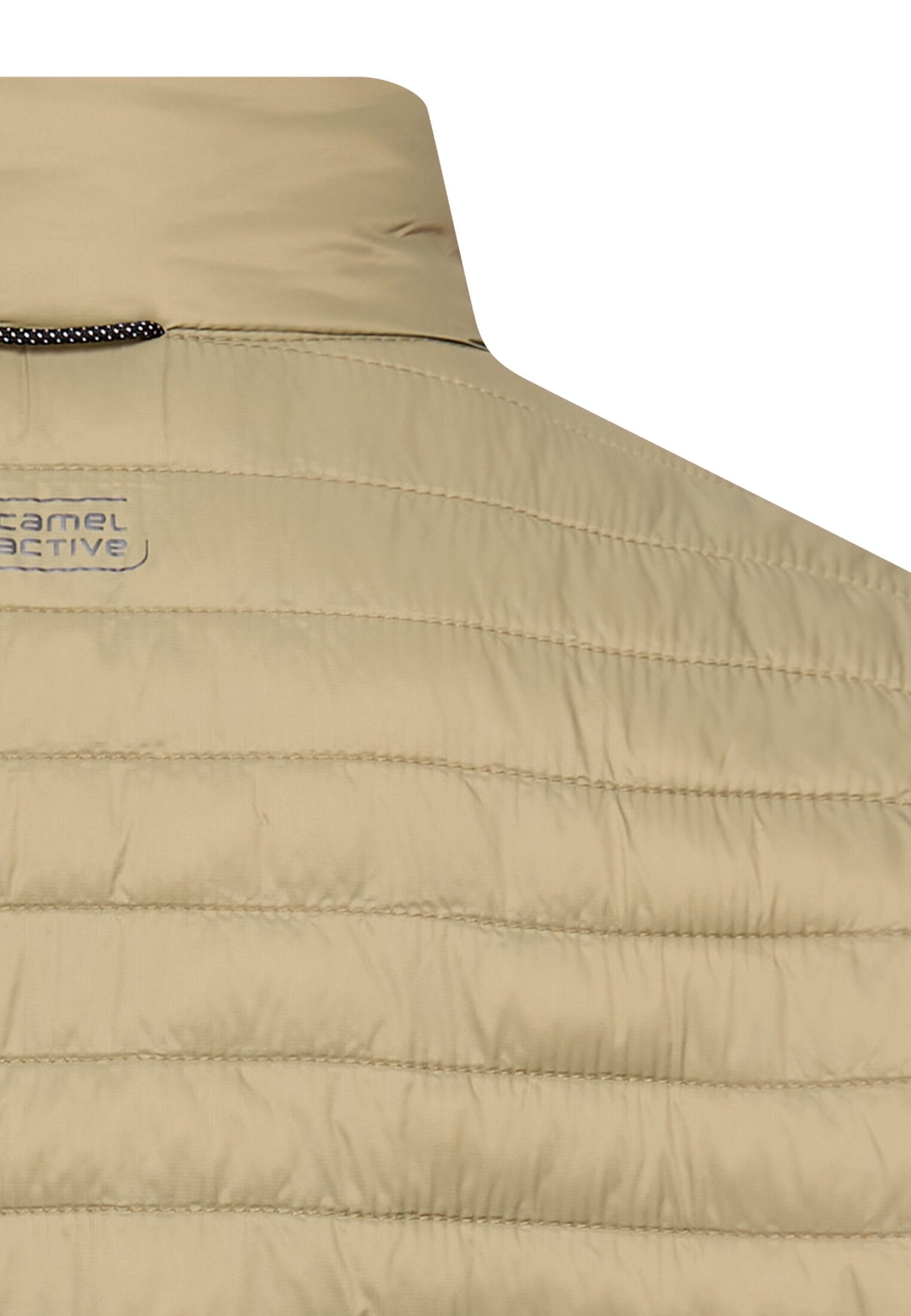 camel active Veste matelassée ohne Kapuze mit Stehkragen und Reissverschlusstaschen
