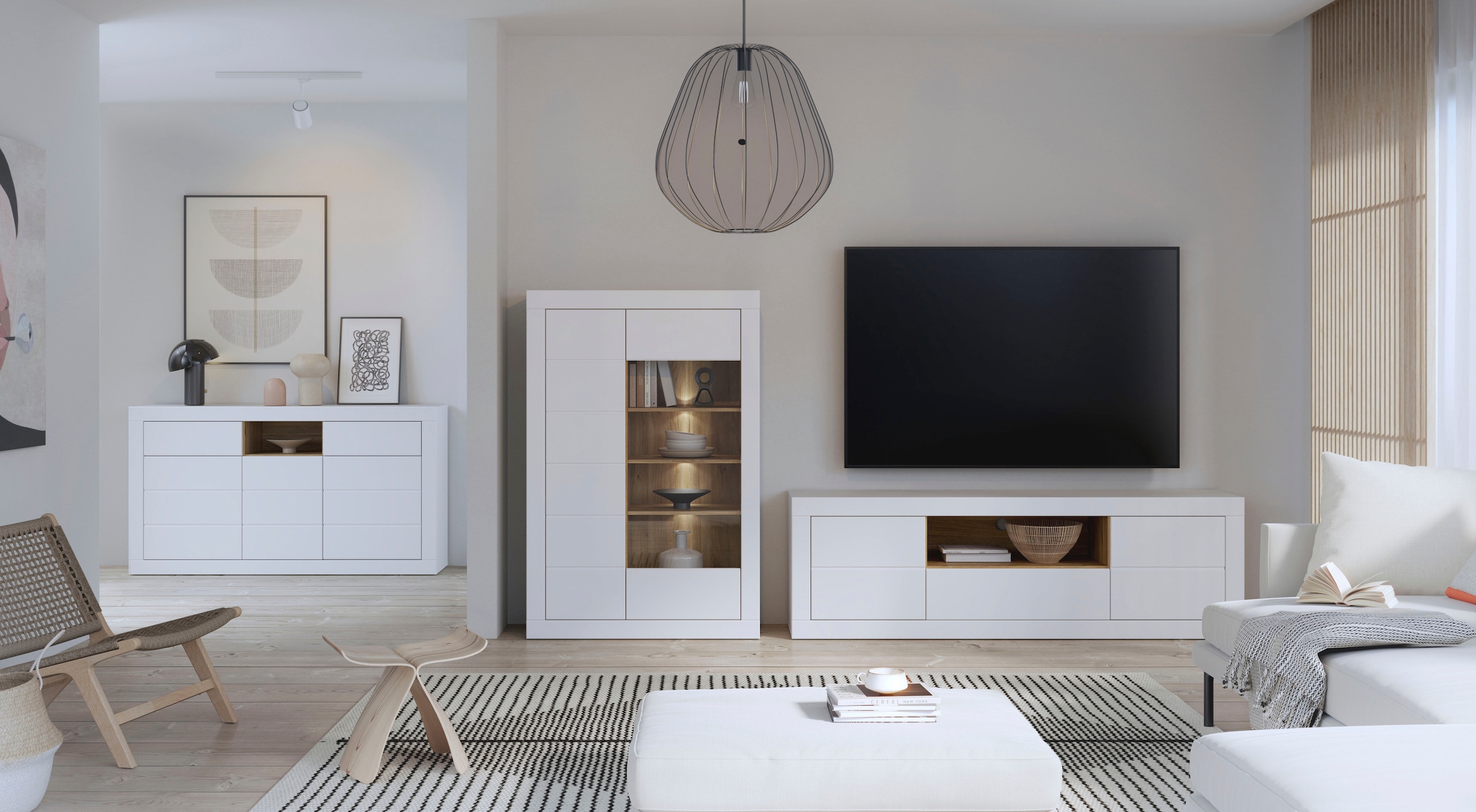 FORTE Ampoules LED »Lefkadas« 1 cuis blanc neutre éclairage LED, montage simple, ambiance chaleureuse