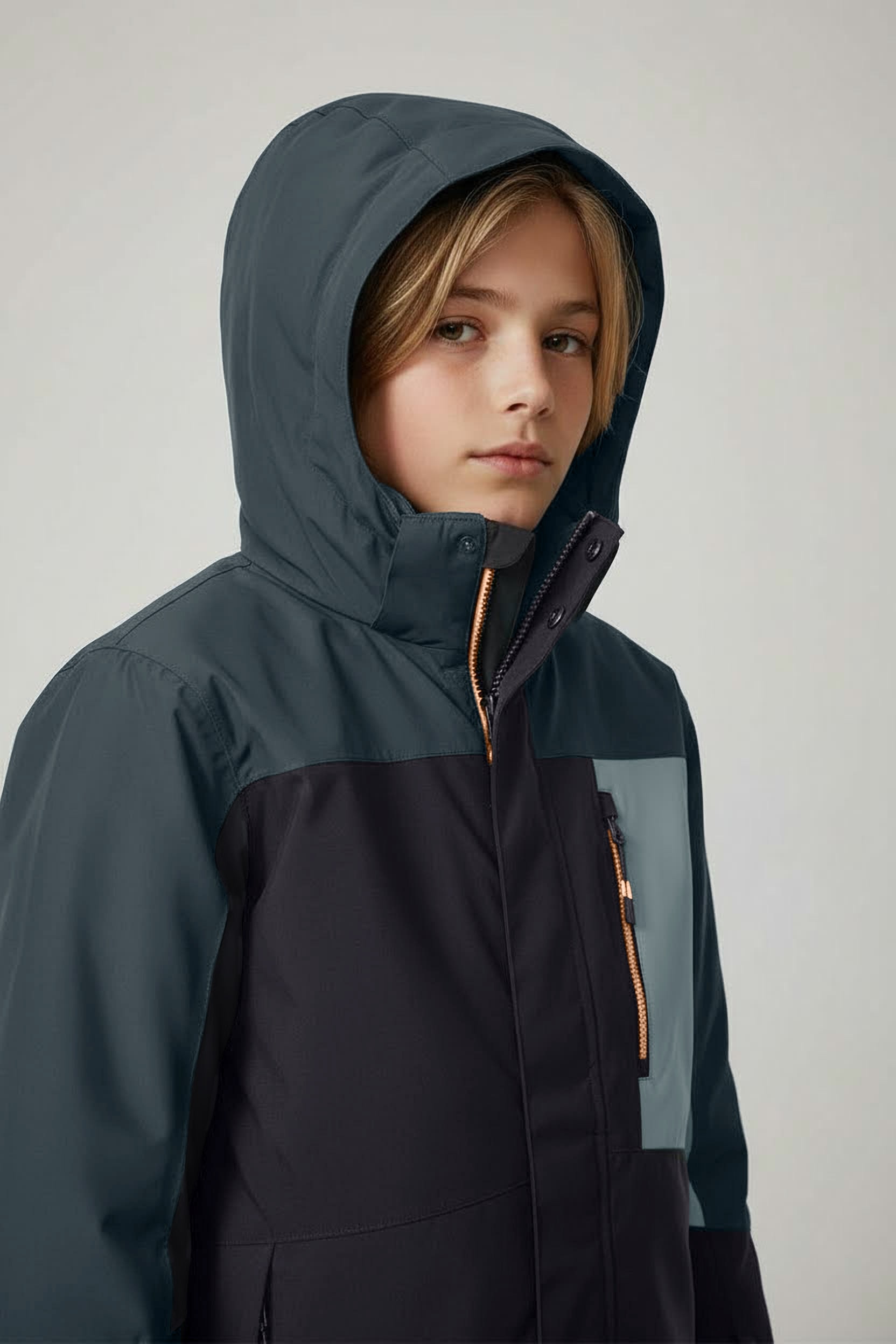 Killtec Veste d'hiver »KSW 200 BYS SKI JCKT« mit Kapuze, wasserdicht mit verschweissten Nähten, atmungsaktiv