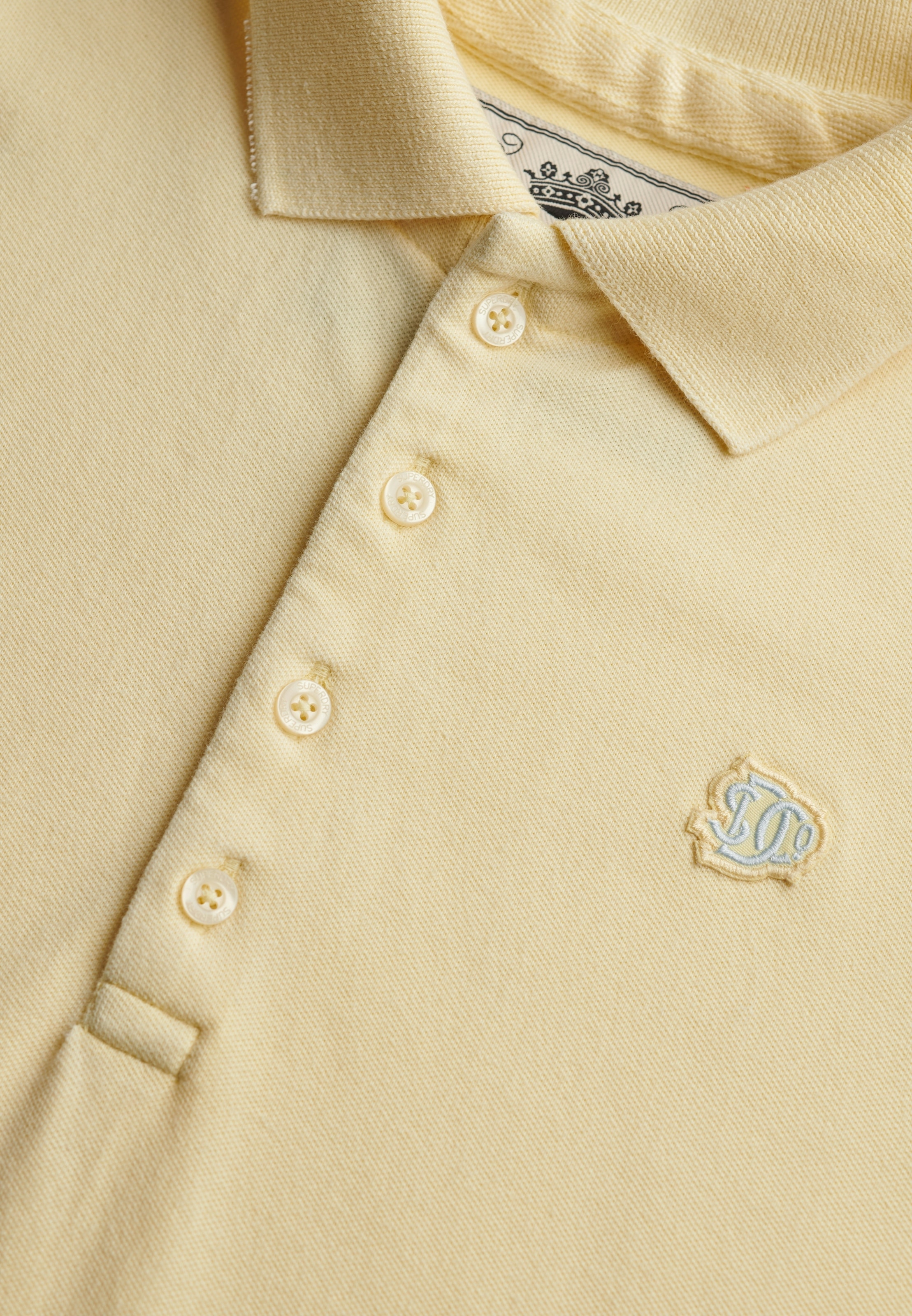 Superdry Polo »HERITAGE SLIM FIT POLO« avec col polo classique, en mélange de coton, en jersey simple