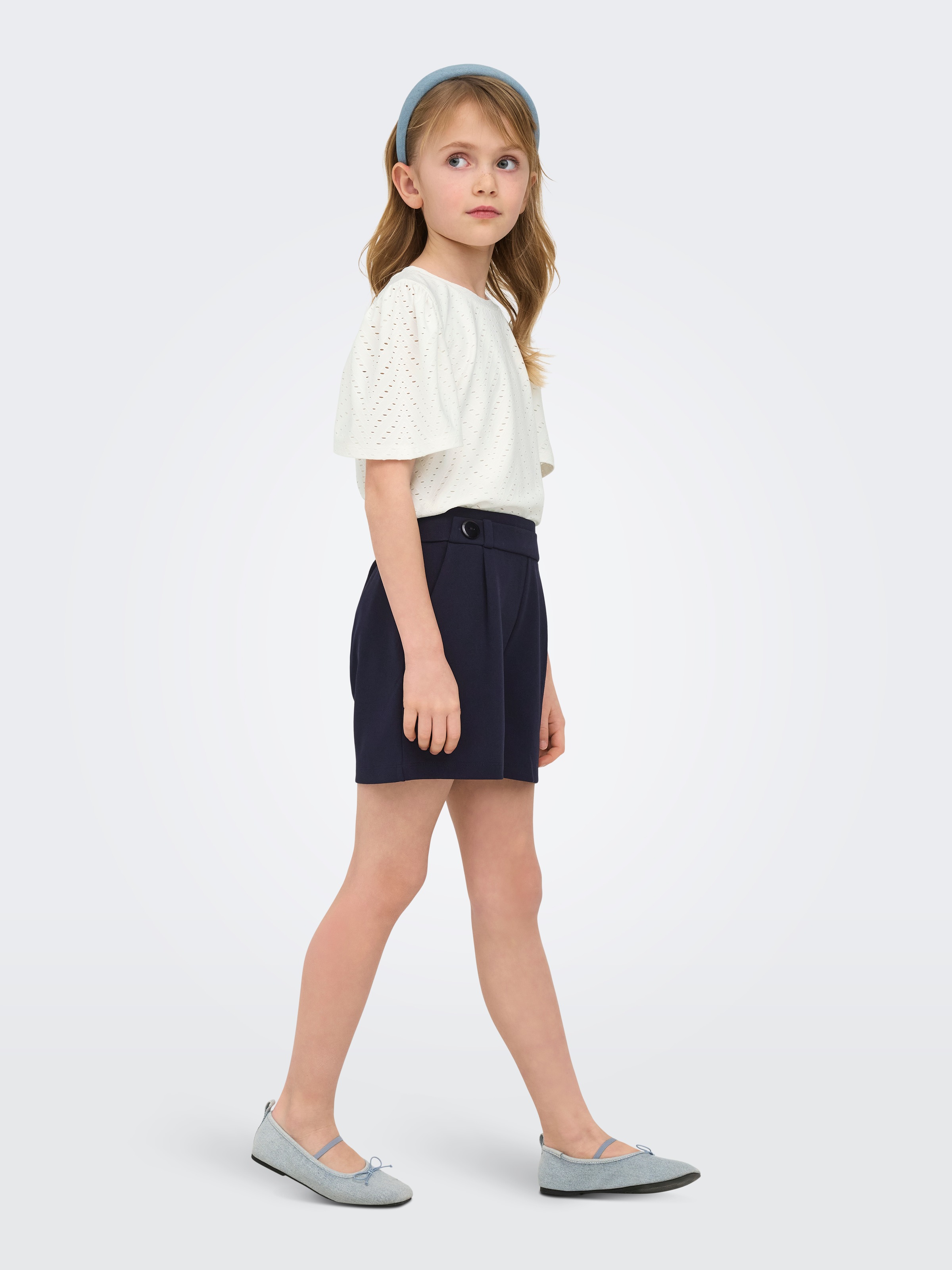 KIDS ONLY T-Shirt »KOGCARLA CATHINKA S/S TOP JRS« mit Raffungen an der Schulter