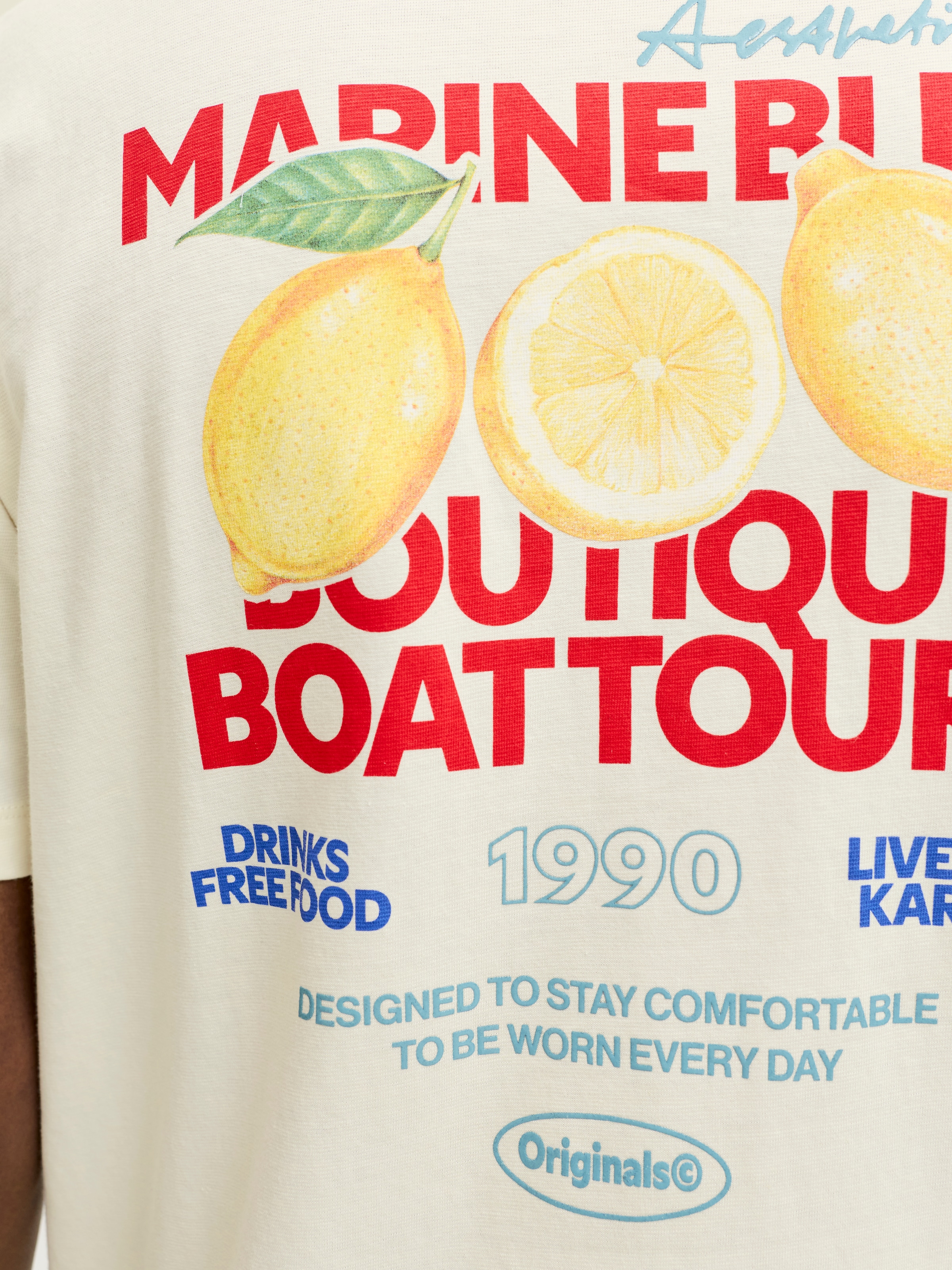 Jack & Jones T-Shirt »JORRIVIERA VINTAGE POSTER BACK TEE SS CN« mit Print