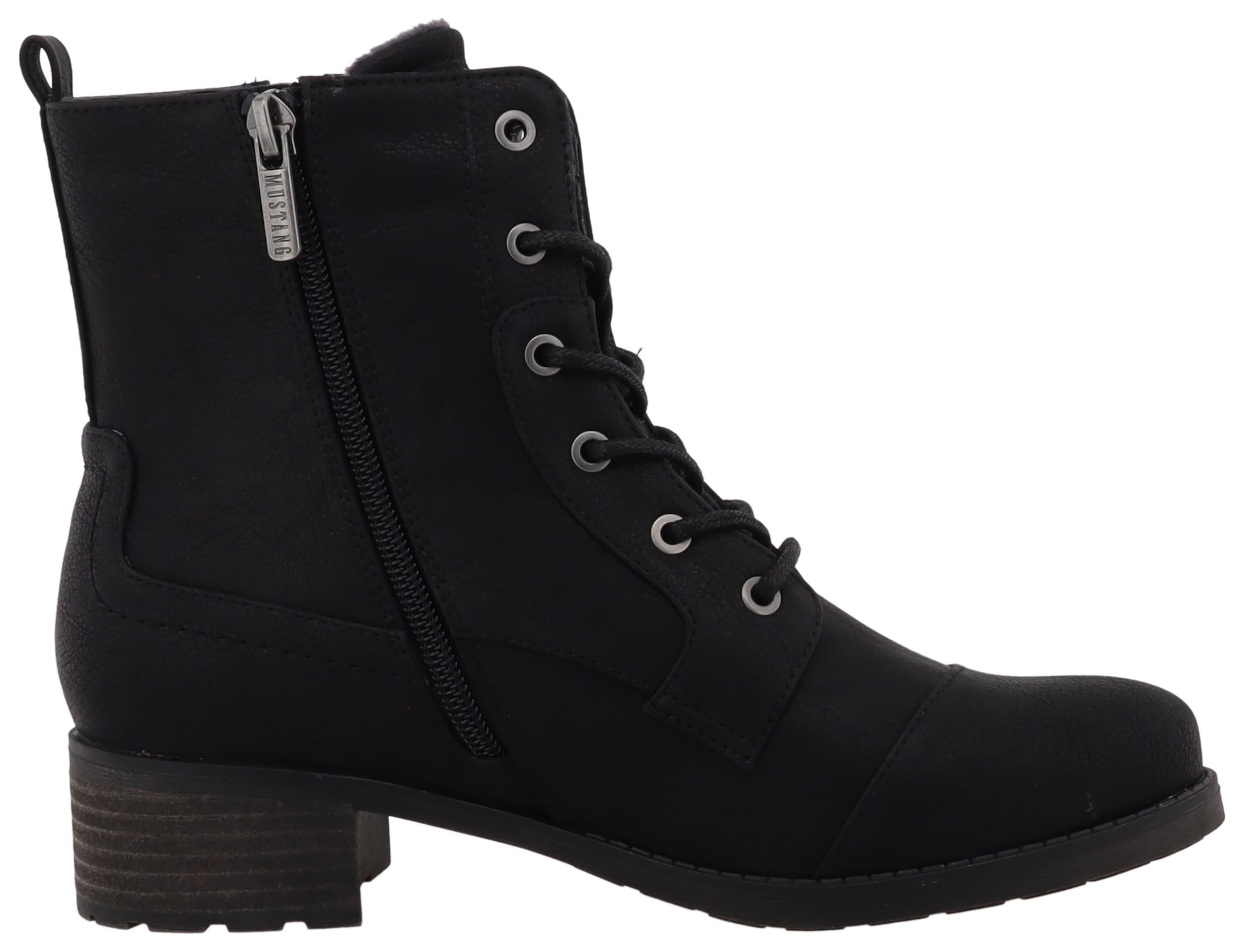 Mustang Shoes Bottes d'hiver »Fabienne«  bottine à lacets avec talon cubain