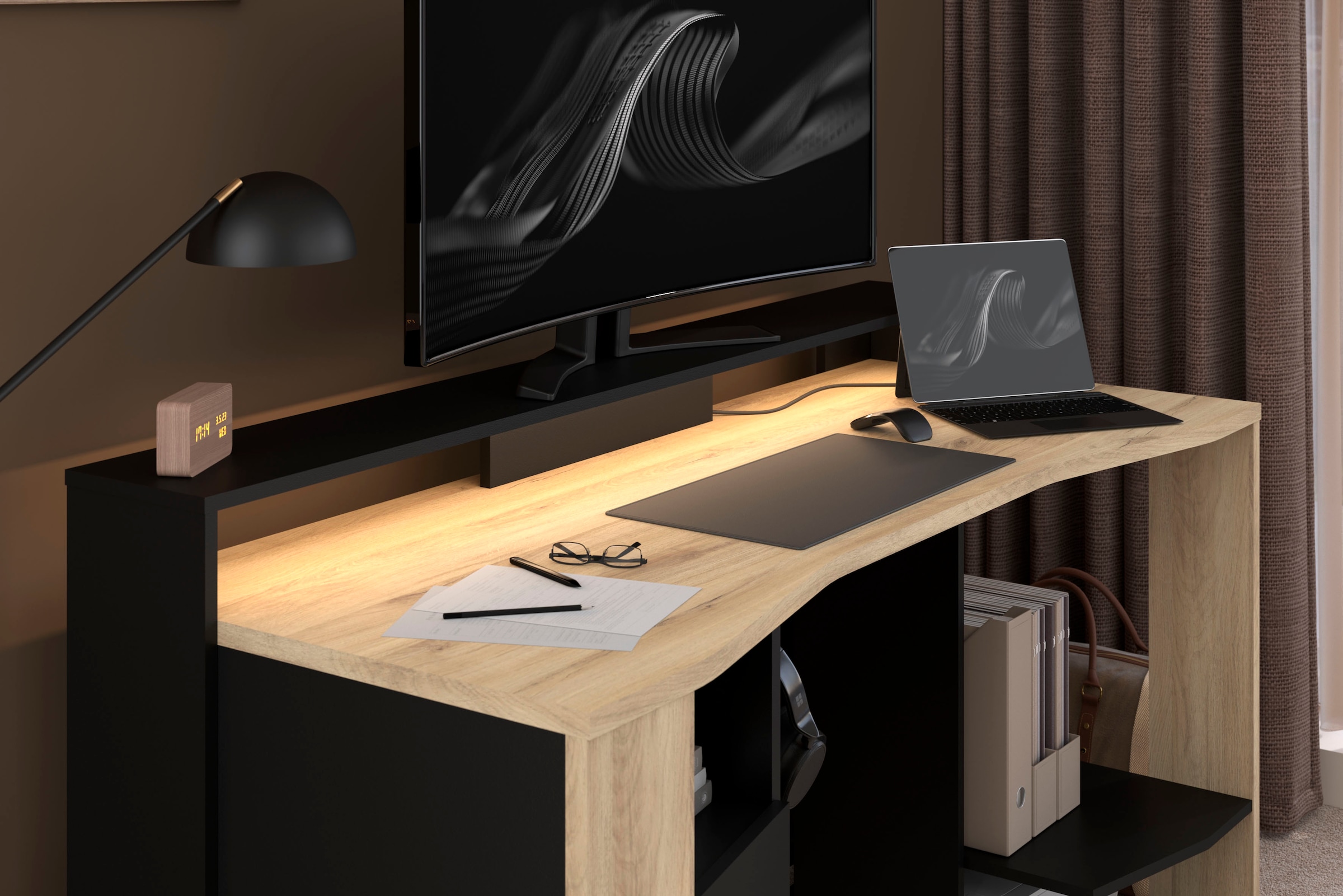 Parisot Table de gaming »Meta 1« Set, 2 cuis tlg.