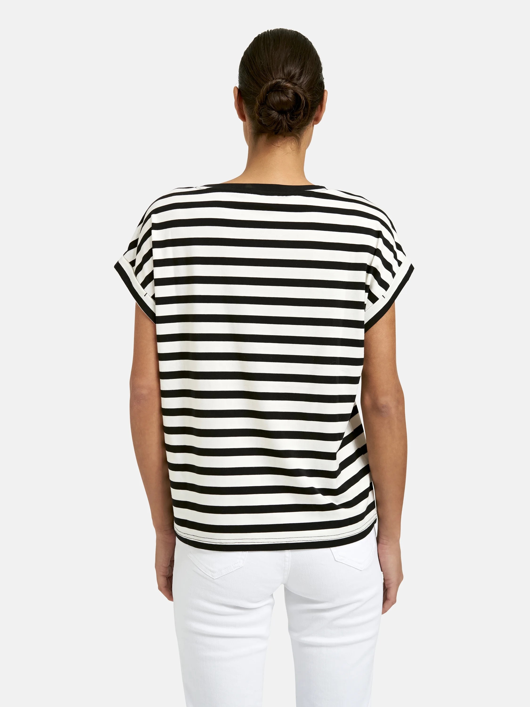 Smith & Soul T-shirt im gestreiften Design, Rundhalsform