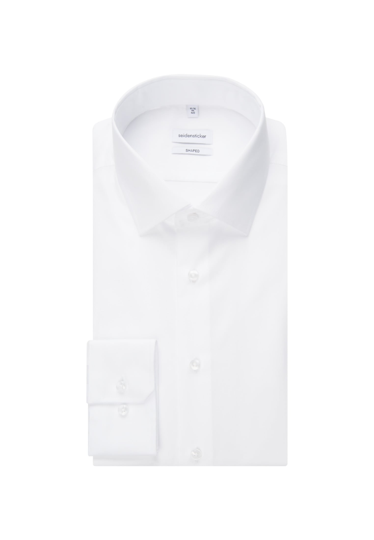 seidensticker Chemise d'affaires »Shaped« Shaped Langarm Kentkragen Uni