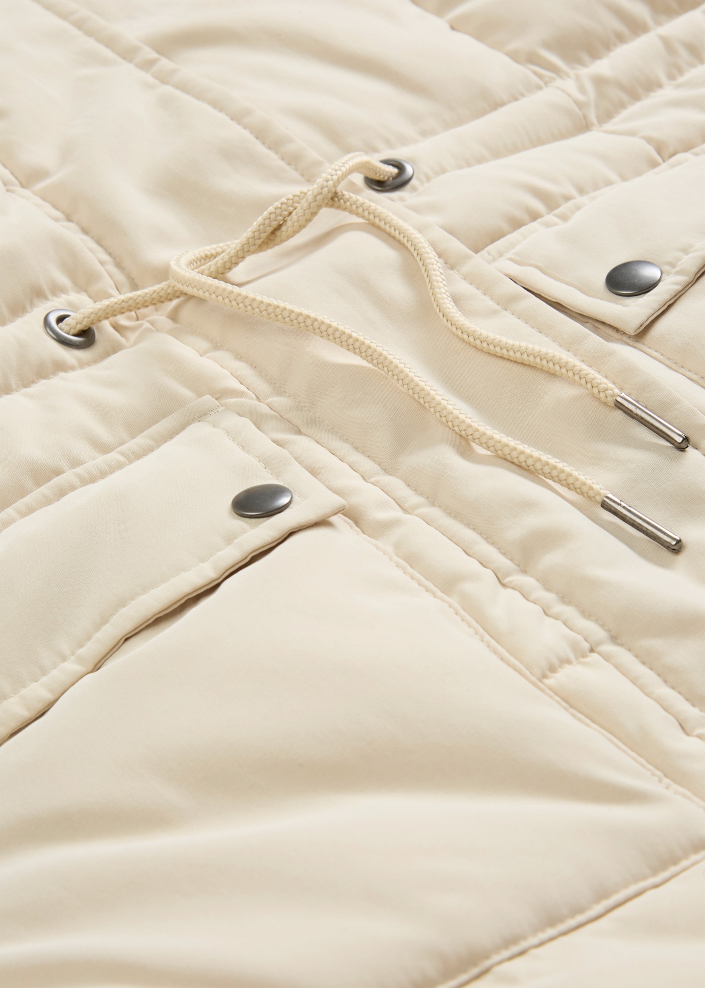 bonprix Veste d'hiver »Winterjacke mit verstellbarem Taillenbündchen« avec capuche avec capuche amovible, coupe décontractée