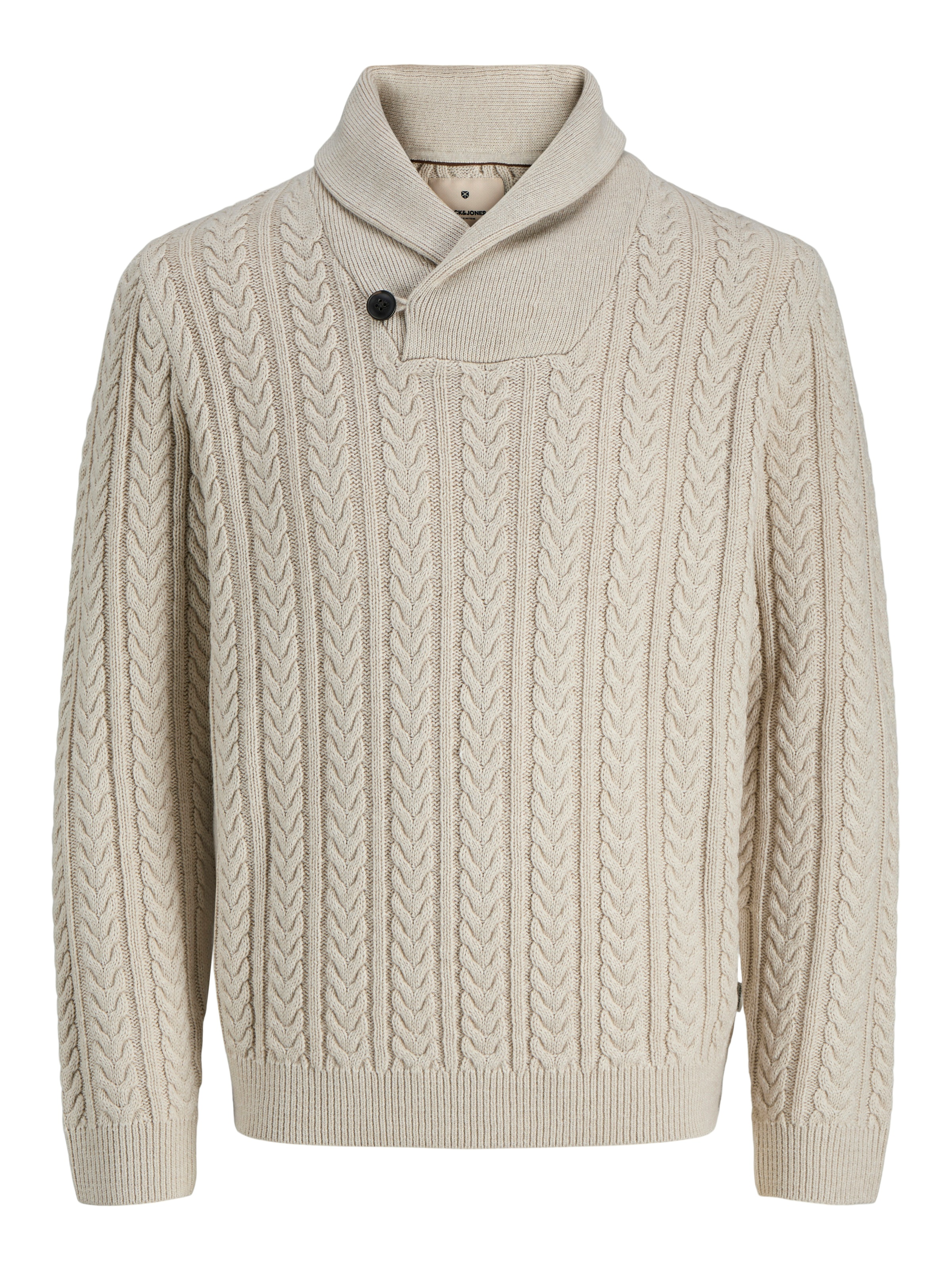 Jack & Jones Pull en tricot »JPRBLUSEAN KNIT CABLE SHAWL NECK«
