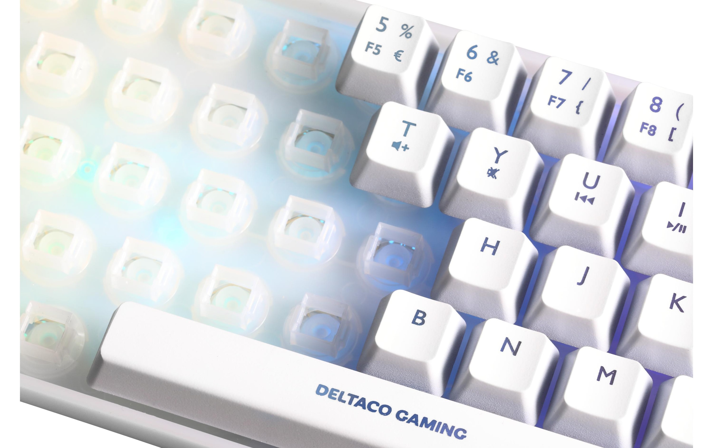 DELTACO Clavier de jeu »GAM-158-W RGB« ()