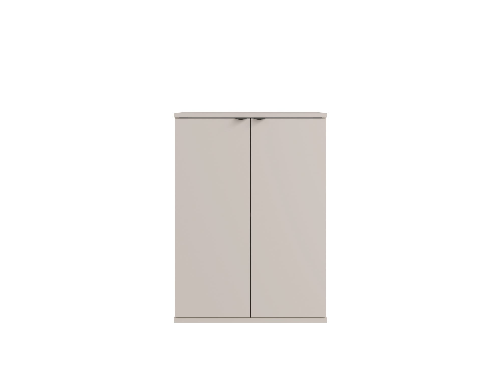 Home affaire Kommode »THALIANA Sideboard mit 2 Türen, modernes Design, Breite 60 cm« Schrank in 3 Farben erhältlich, schwarze Metallgriffe, viel Stauraum