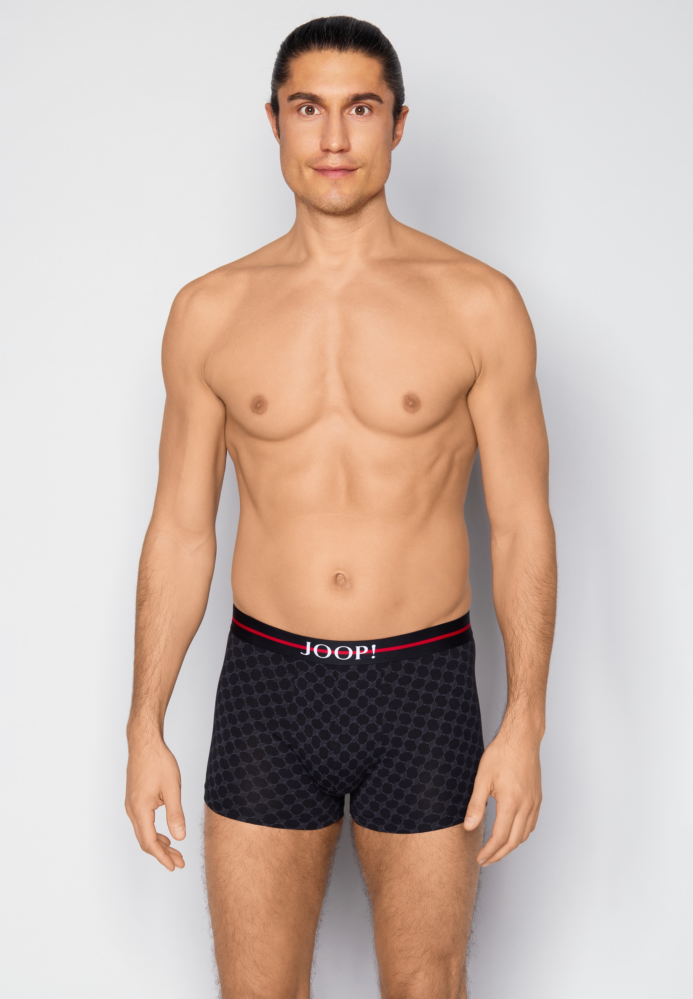 JOOP! Boxers »Everyday« 2er Pack,  ohne Eingriff, elastischer Logobund, Baumwollmix