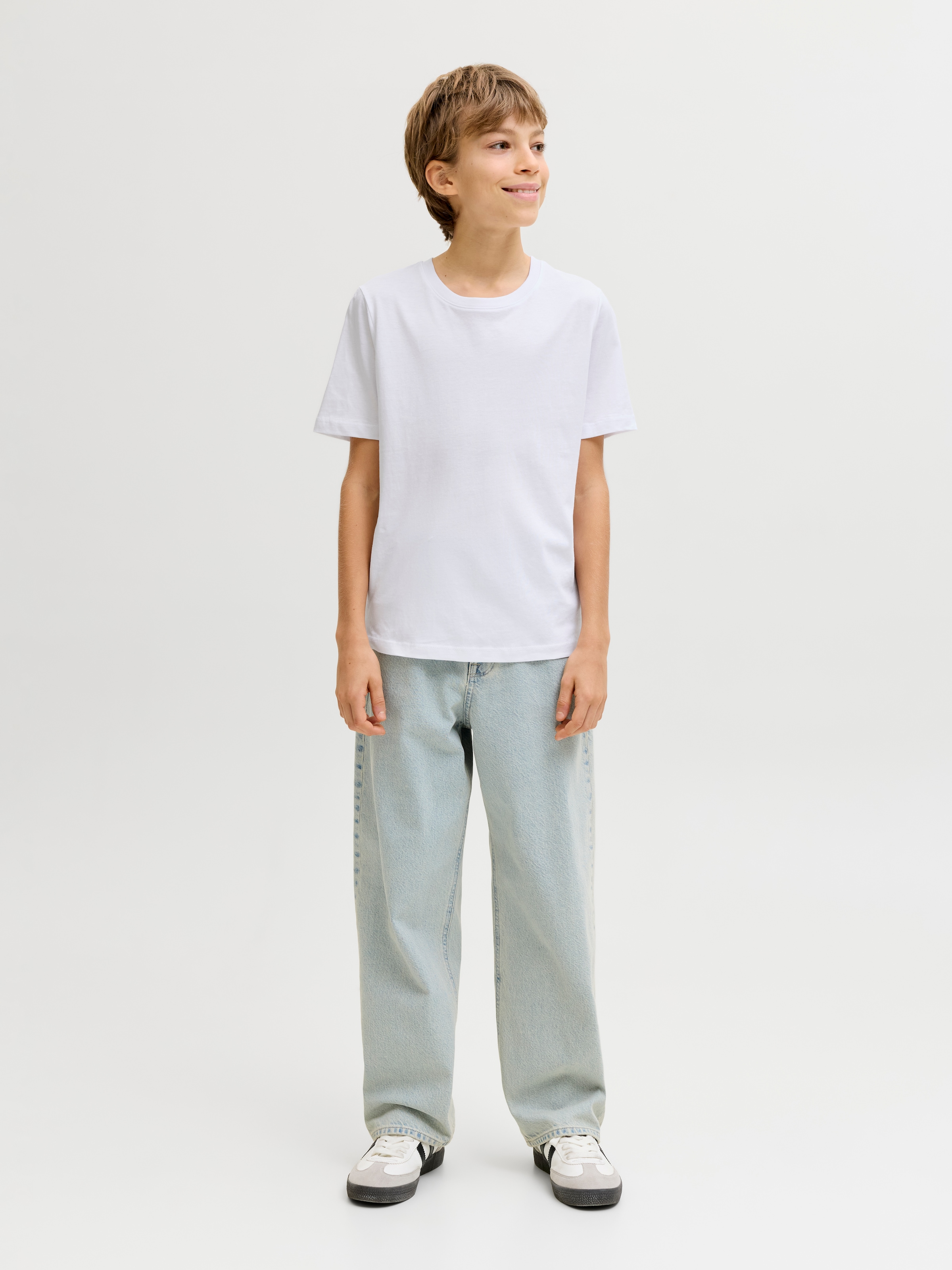 Jack & Jones Junior T-Shirt »JJEORGANIC BASIC TEE SS 3PK MP NOOS JNR« Packung, 3 tlg.