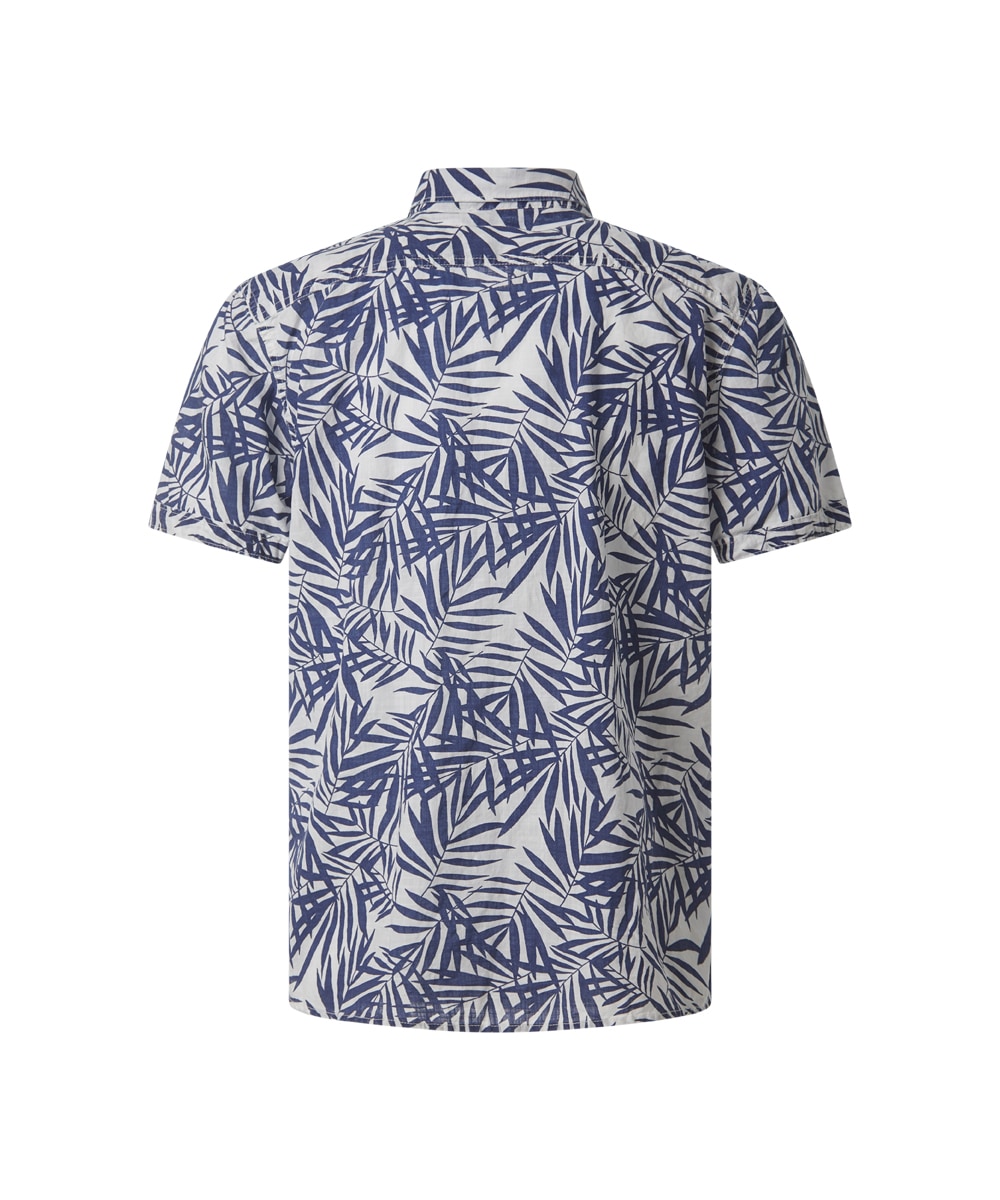 Pioneer Authentic Jeans Kurzarmhemd mit All-Over Print
