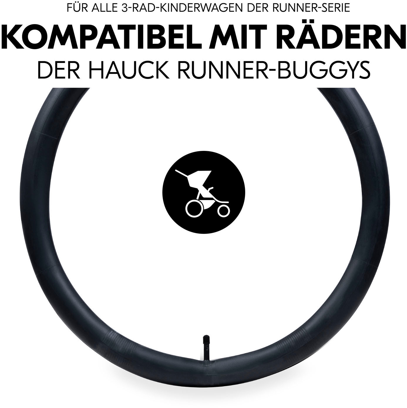 Hauck Kit de réparation des pneus »Pushchair Repair Kit 3W« für Dreirad-Buggys