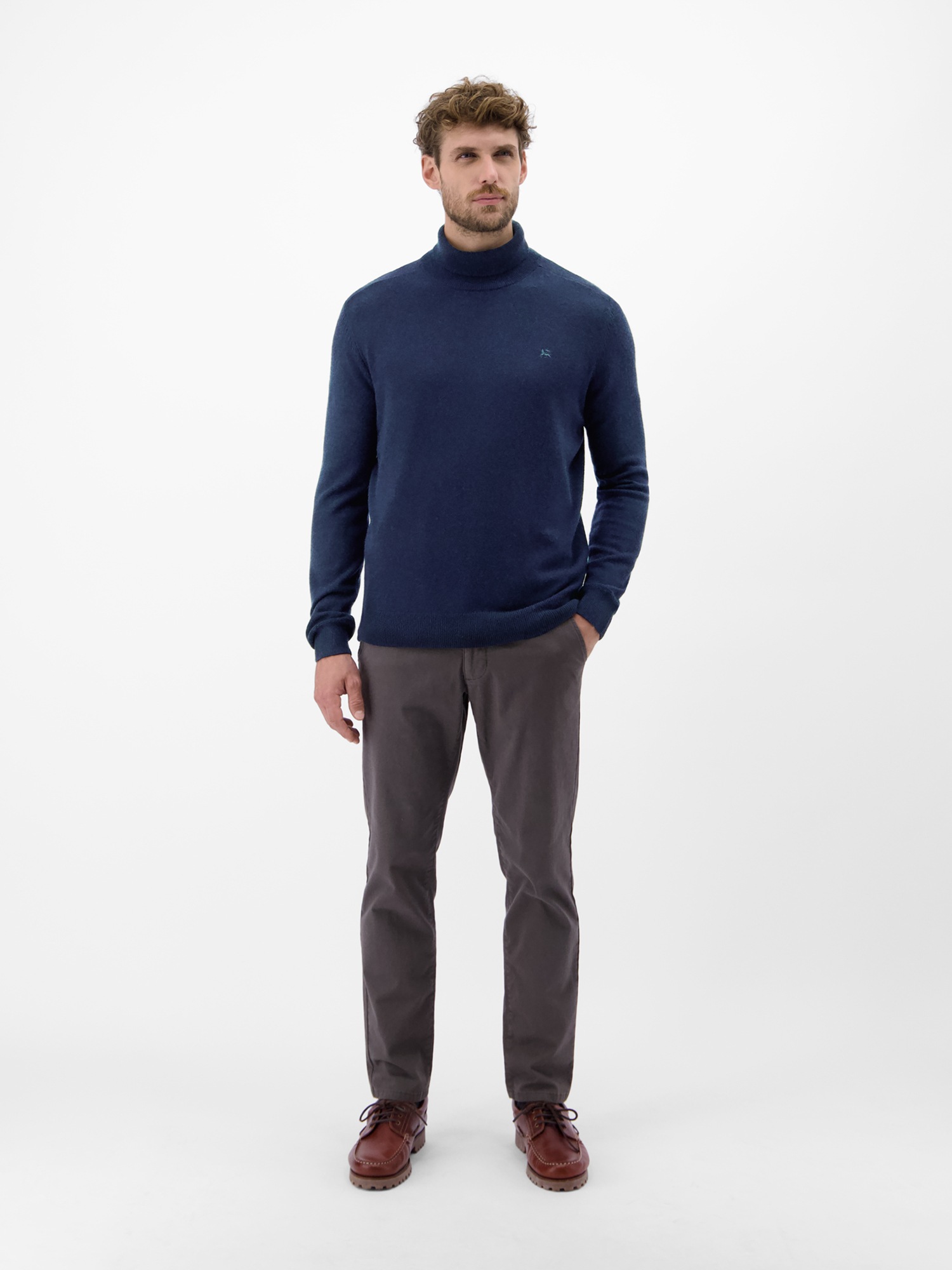 LERROS Pull à col roulé »Herren Rollkragenpullover - lässige Optik, wärmender«