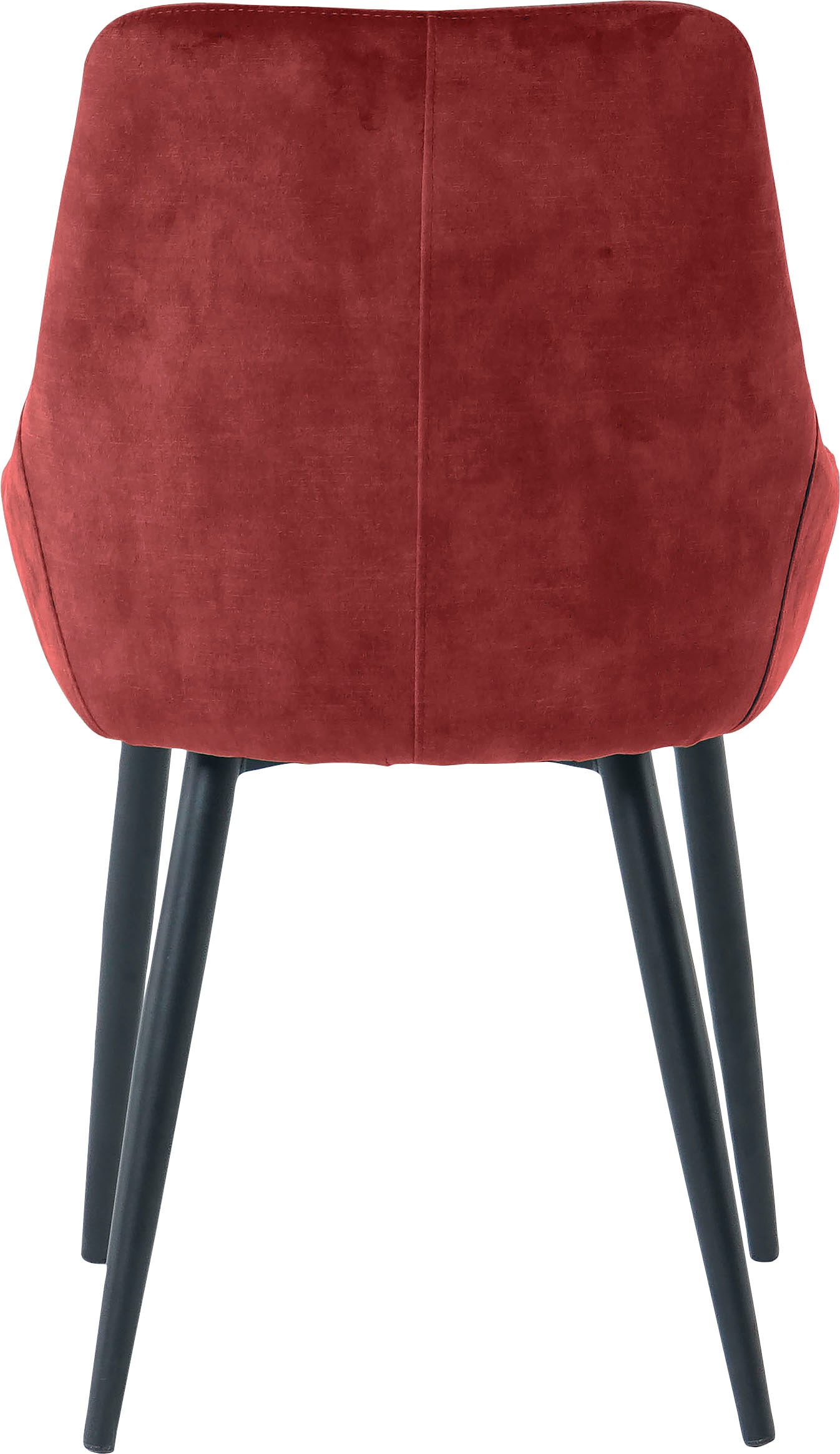 SIT Chaise rembourrée »Lahti Armlehnstuhl 2er-Set mit Samtbezug & Metallbeinen« (Ensemble) 2 cuisCoussin d'assise ferme de 5 cm et accoudoirs suggérés pour un grand confort d'assise