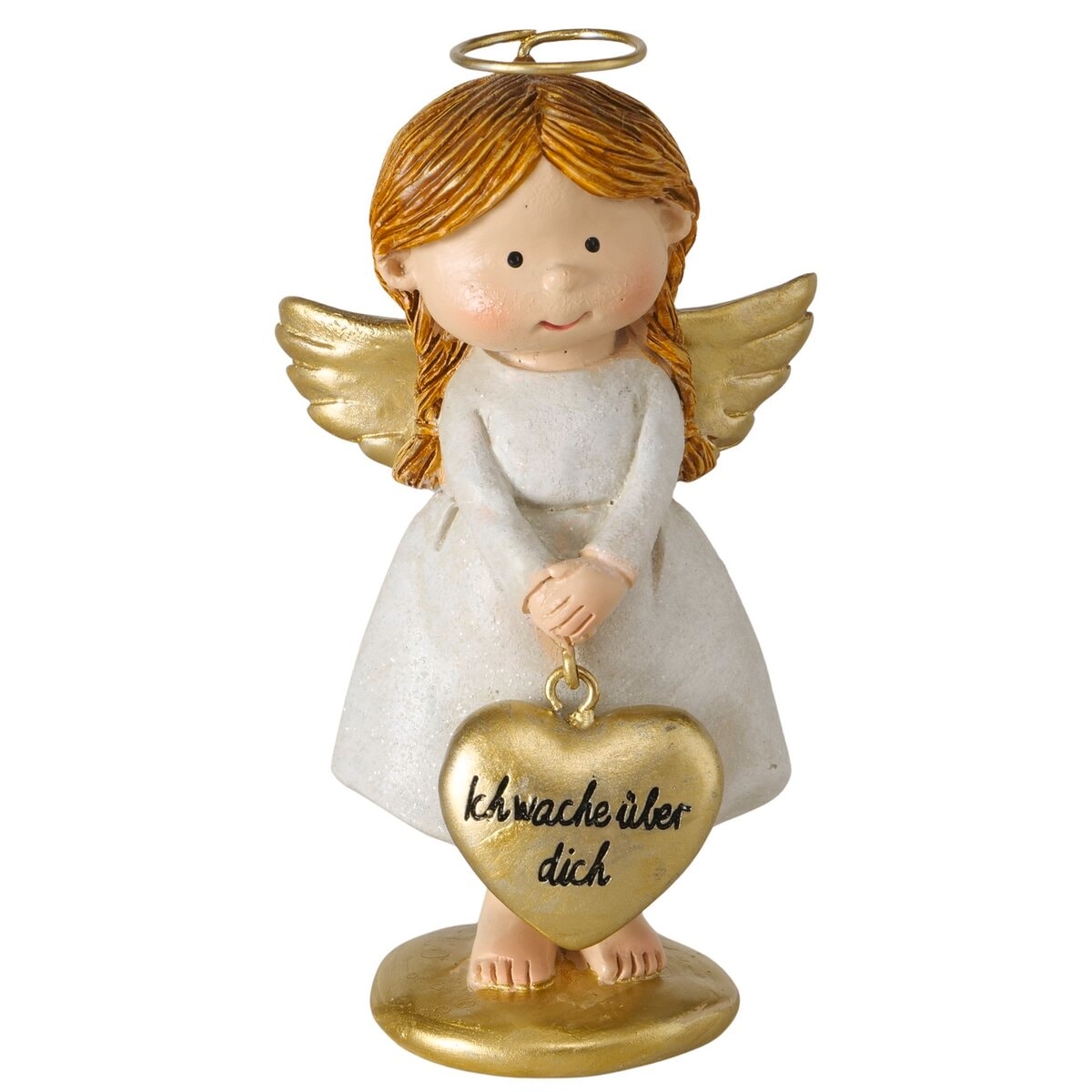 GOODproduct Dekofigur »2er-Set, Glücksbringer mit handgemalten Details und Schriftzügen« Schutzengel, ca. 10cm hoch, liebevolle Geschenkidee